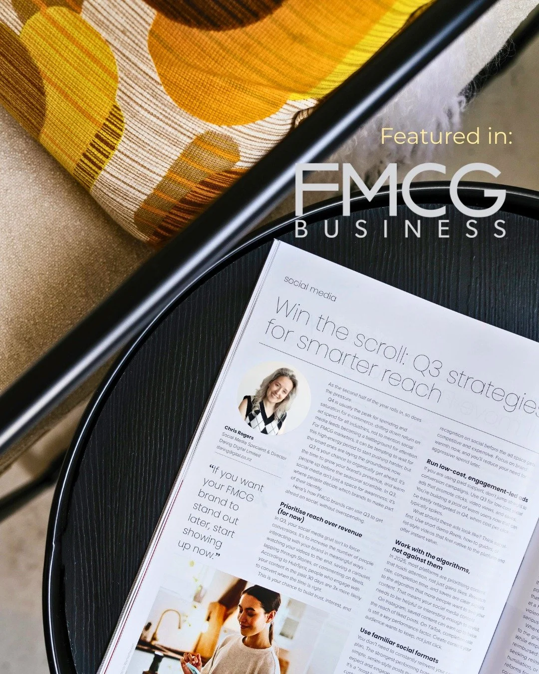 Our latest feature in FMCG Business Magazine shares Q3 strategies to help brands win the scroll with content that connects, not just competes. Think clever shortcuts, fresh ideas, and the kind of practical tips that actually work.

Page 34 - Link in 