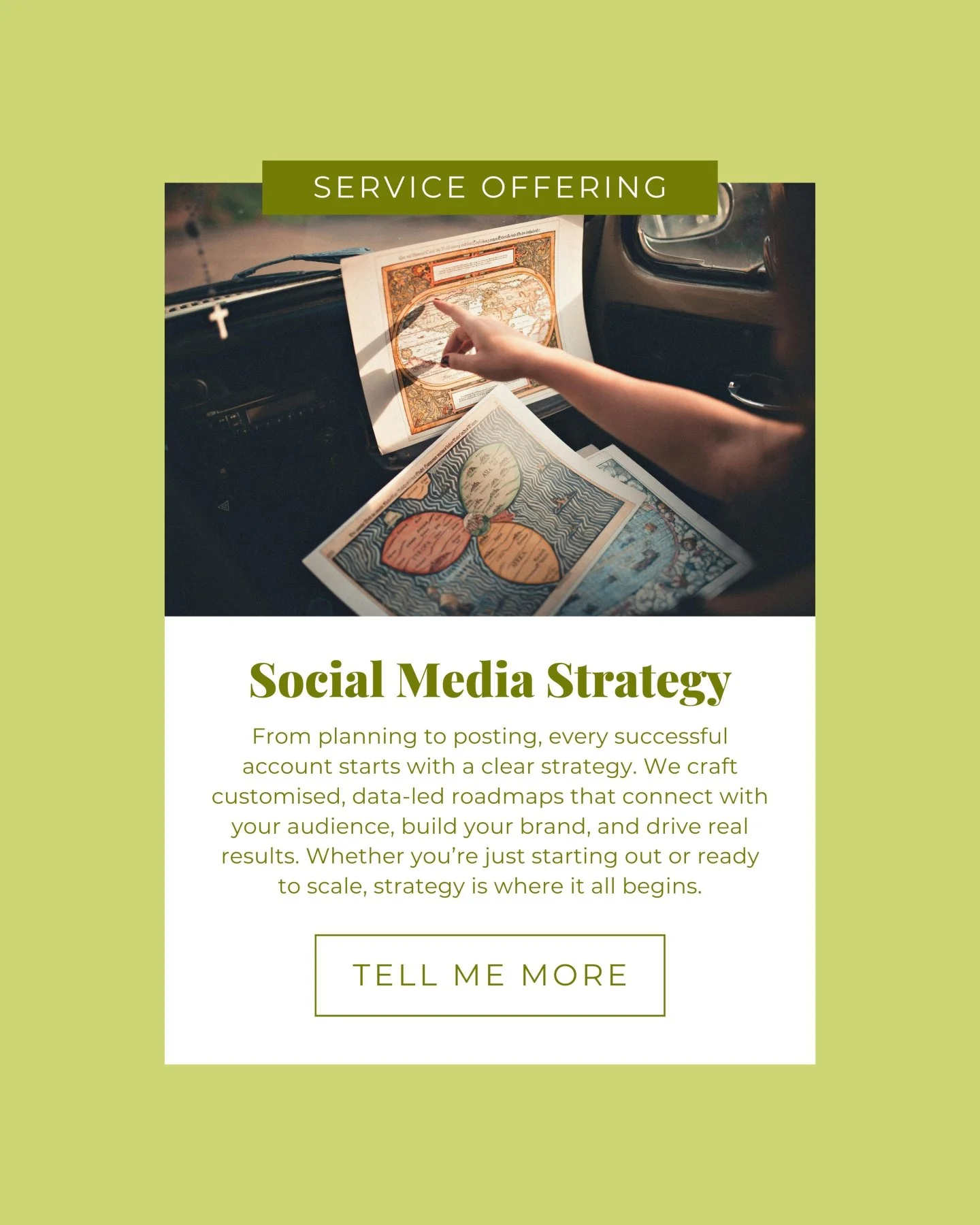 Did you know that brands with a documented social media strategy are 538% more likely to report success than those without one?
(CoSchedule, 2024)

If you're ready to get serious about social, let's chat 👋