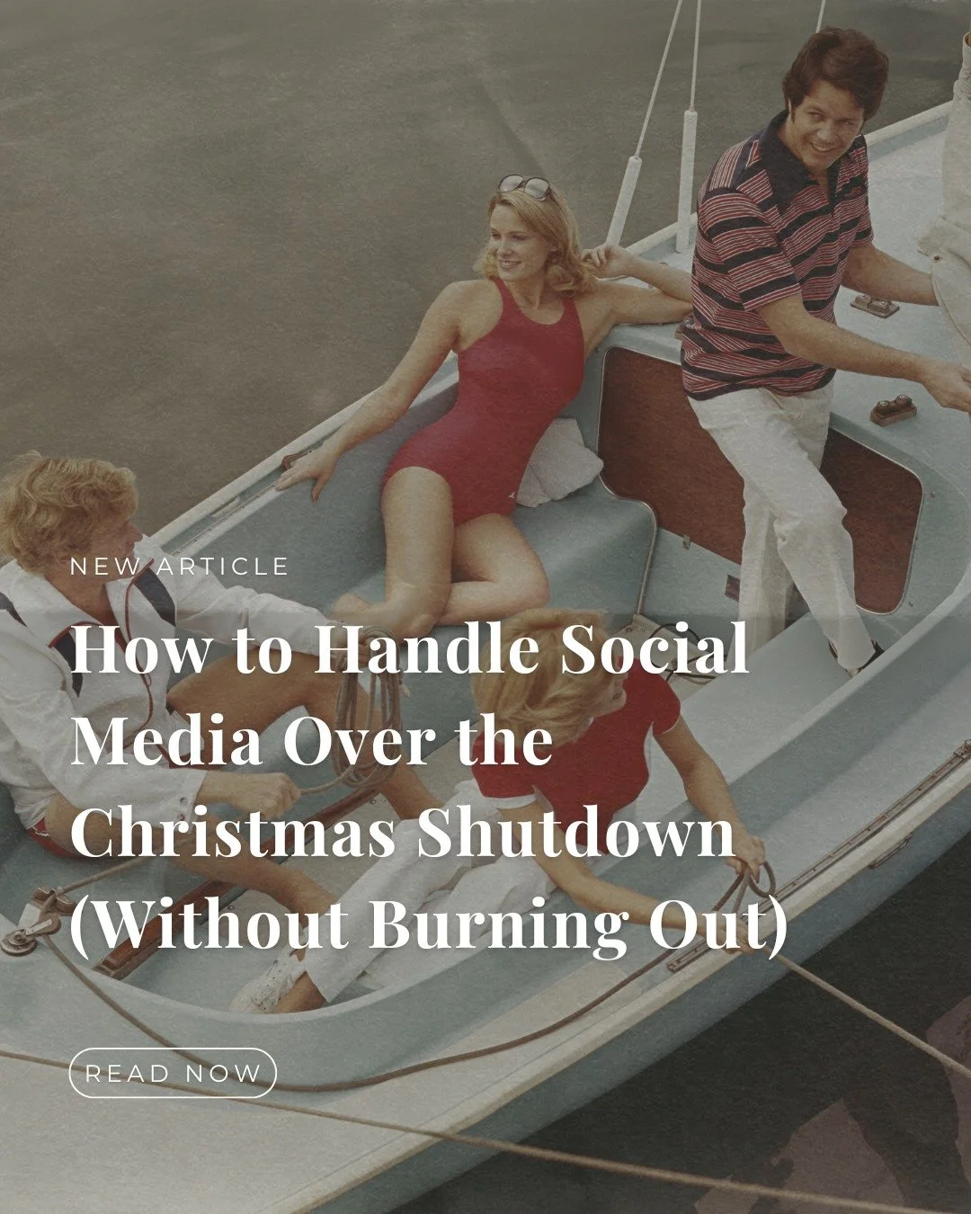 Social media over Christmas: do you just... ghost your audience for three weeks? 👻
Spoiler: no. But you also don't need to be posting from the bach on Boxing Day. 🏖️

Our new guide covers what NZ businesses actually need to post over the summer shu