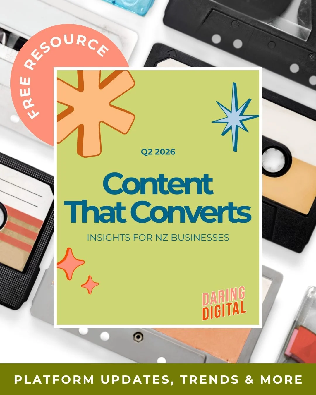 Your marketing roadmap for April to June is ready. 🗓️

We've just dropped our FREE Q2 Marketing Playbook, and it's packed with platform updates, current trends, and insights to help NZ businesses make the most of the next 3-months.

Inside:
📊 Lates