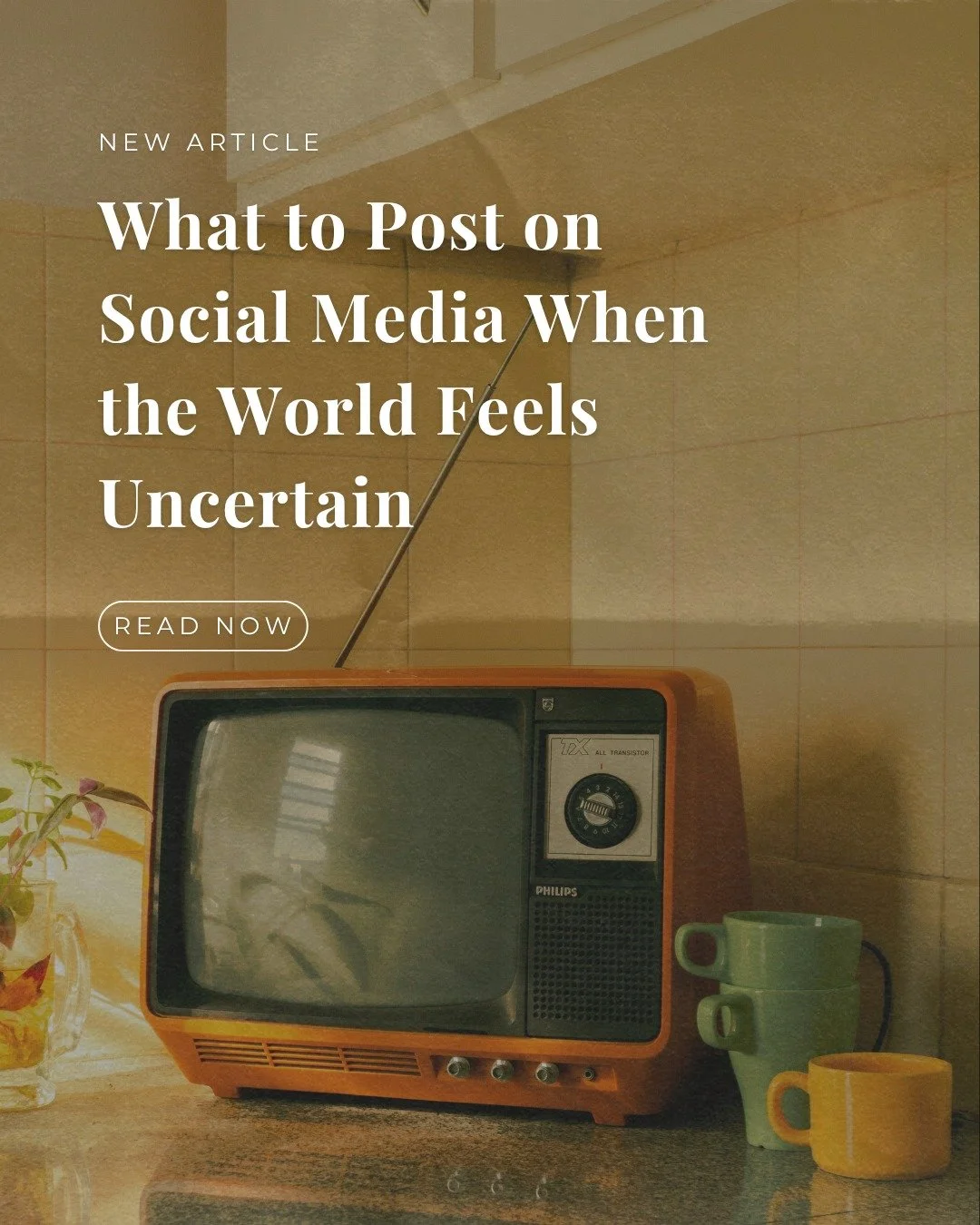 Your content calendar was built for normal times. When the mood shifts, it can feel like nothing you had planned quite fits anymore. 😬

Do you keep posting? Go quiet? Pivot completely?

Most brands land somewhere awkward in the middle. But there's a