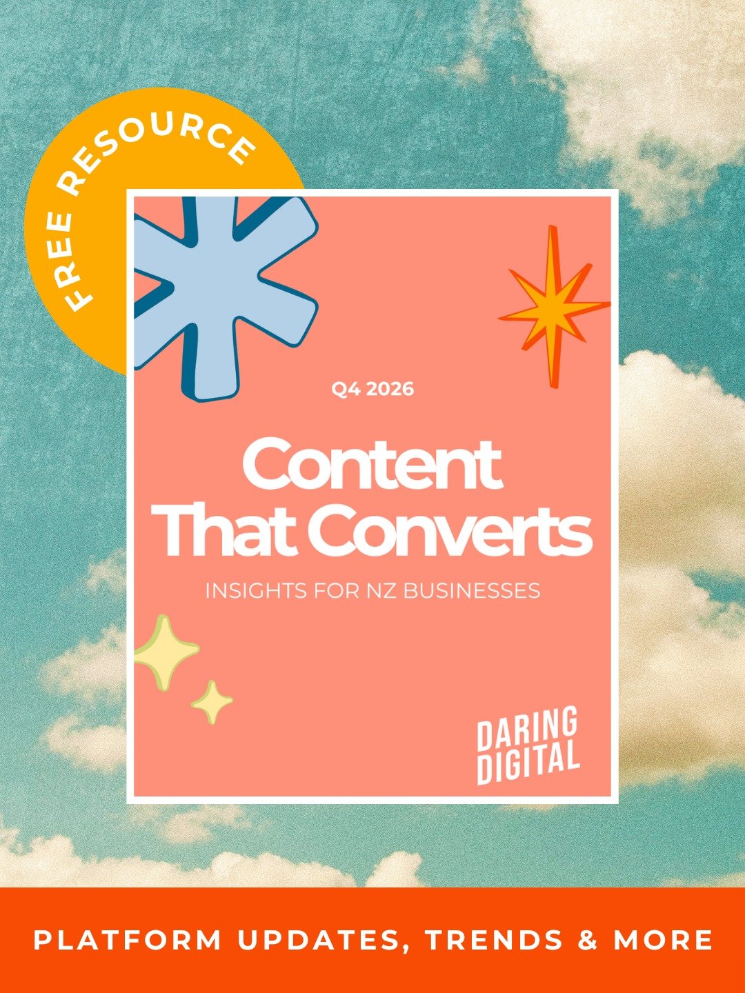 Make Q4 your best quarter yet. ✨

We've just dropped our free Q4 Marketing Playbook, packed with platform updates, current trends, and insights to help NZ businesses make the most of October to December.

Inside:
📊 Latest platform changes you need t