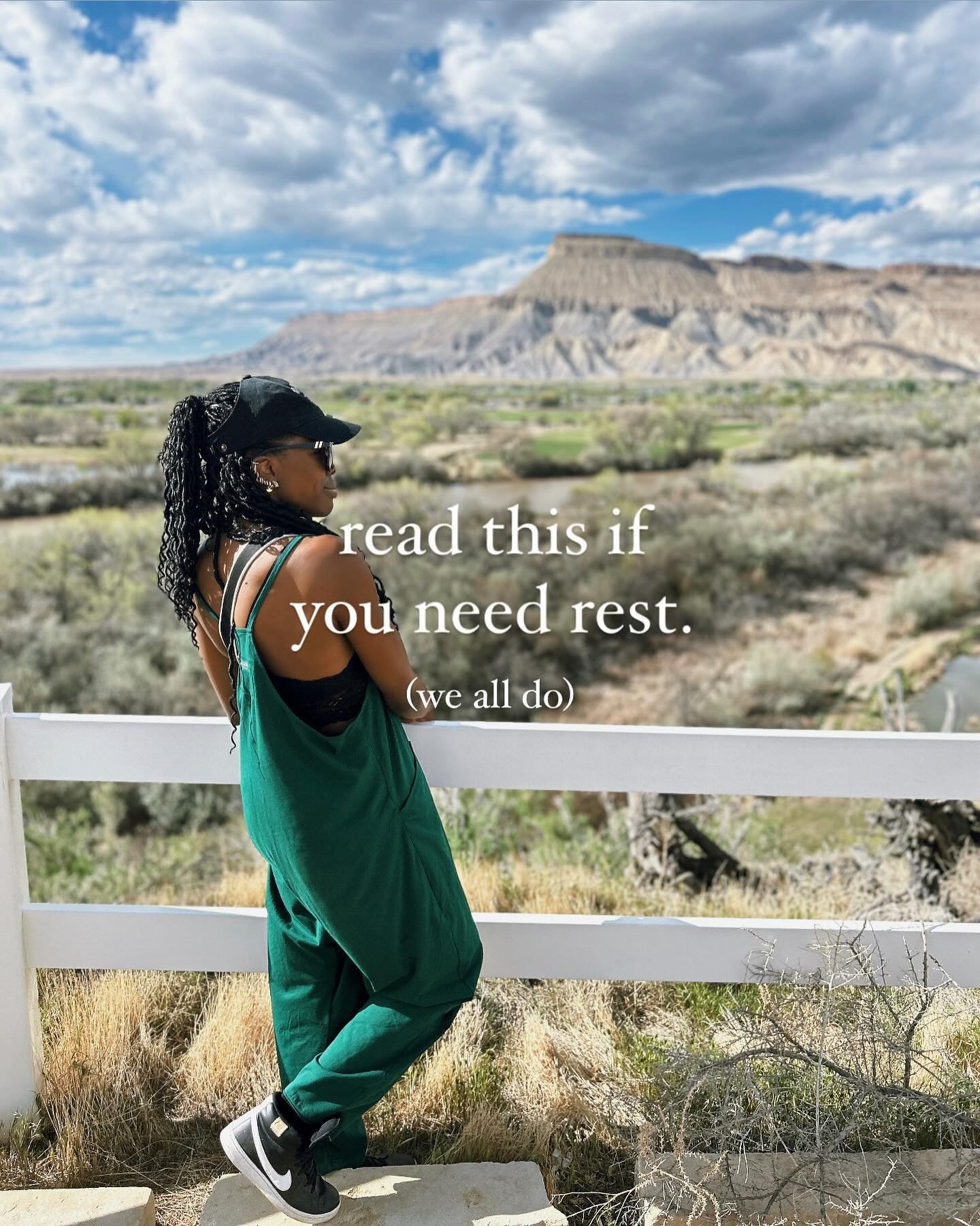 come join me while i getaway with my husband chad in palisade, colorado.

🛟 save this for the encouraging rest reminder + so you have a location option for where to go get some rest 😌🫶🏾

🍷 did you know colorado has a wine country spot? (check th