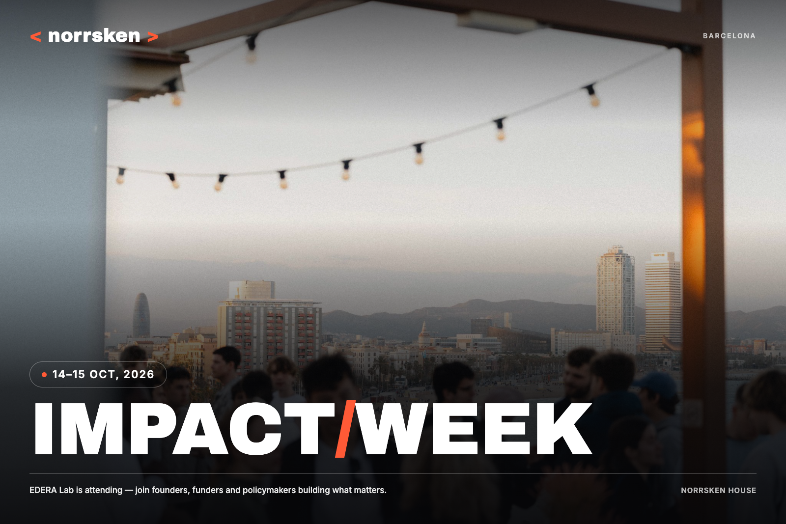 Norrsken - Impact/Week 2026 