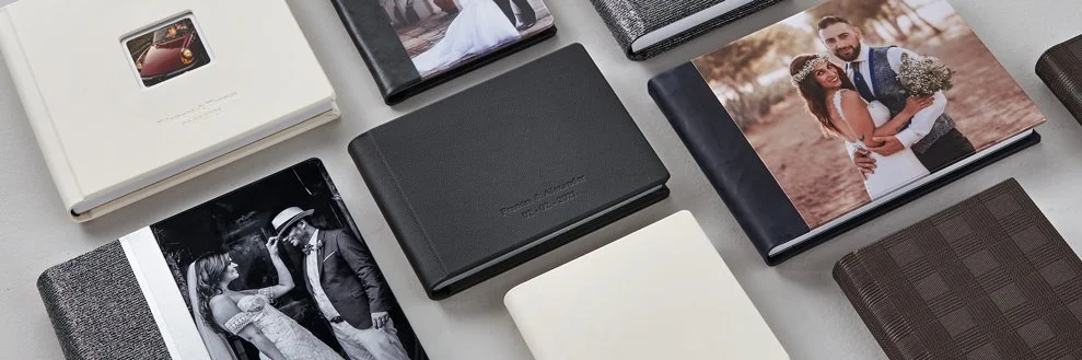 Skräddarsydda Italienska handgjorda bröllopsalbum.