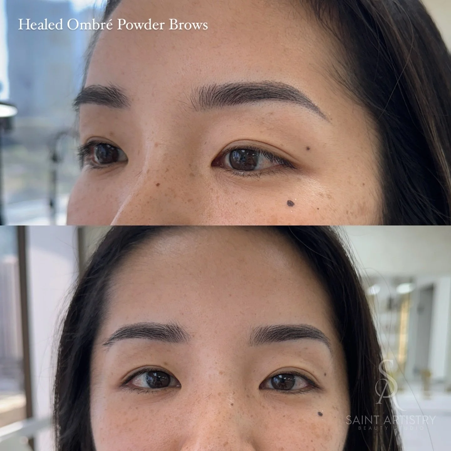 These healed SO perfect for her! 😍 

My client is a natural girly who doesn&rsquo;t wear too much makeup so we went for a soft brow look ✨

SUMMER OFFER $100 OFF still going on!
* Ombr&eacute; Powder brows
* Correction brows 

Link in bio to book!

