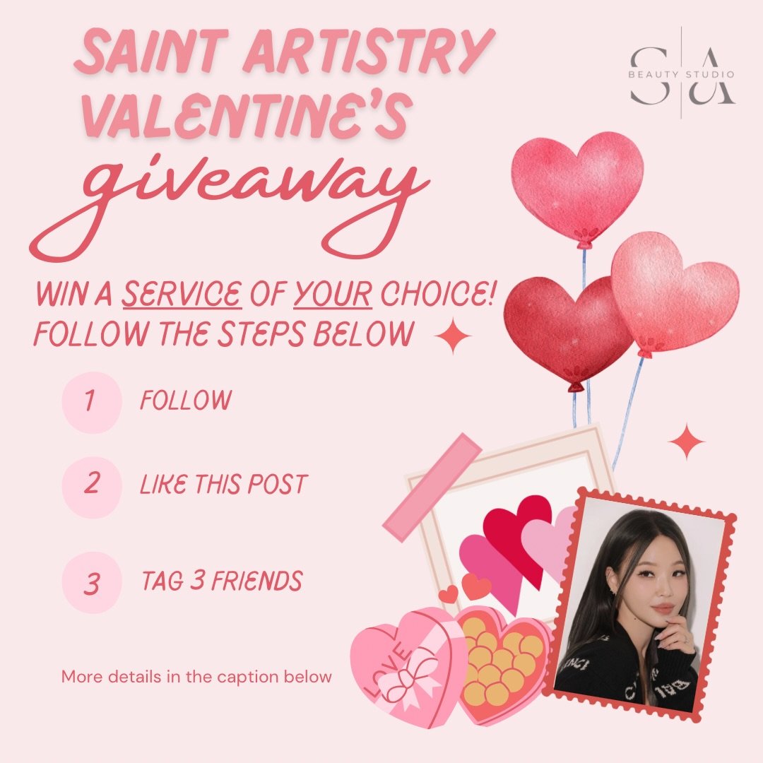 💘 VALENTINE&rsquo;S GIVEAWAY 💘
Because we all need a little self-love ✨

I&rsquo;m gifting ONE winner a service of their choice:
&bull; Ombr&eacute; Powder Brows
&bull; Lash Extensions
&bull; Lash Lift
&bull; Lip Tattoo

How to enter 💌
1️⃣ Follow 