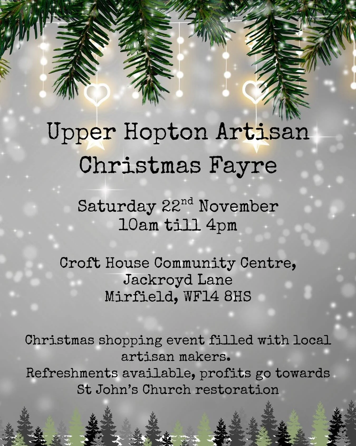 So proud to be collaborating with the very talented Sarah @sarahhinchliffe_illustrations to host our first Christmas market. In the heart of our gorgeous village. 

We have some beautiful artisans lined up please check them out: 

@sarahhinchliffe_il
