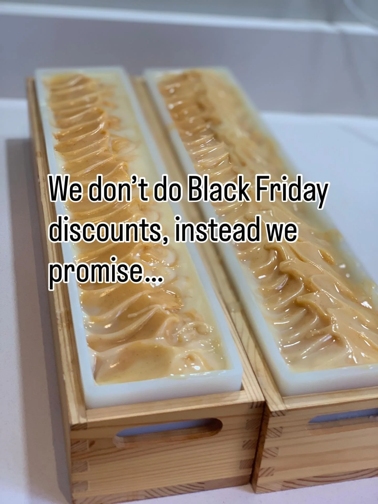 Why you won&rsquo;t find us jumping on the Black Friday bandwagon. 

#soapmakeruk #westyorkshire #madeinyorkshire #createdinyorkshire #mirfield