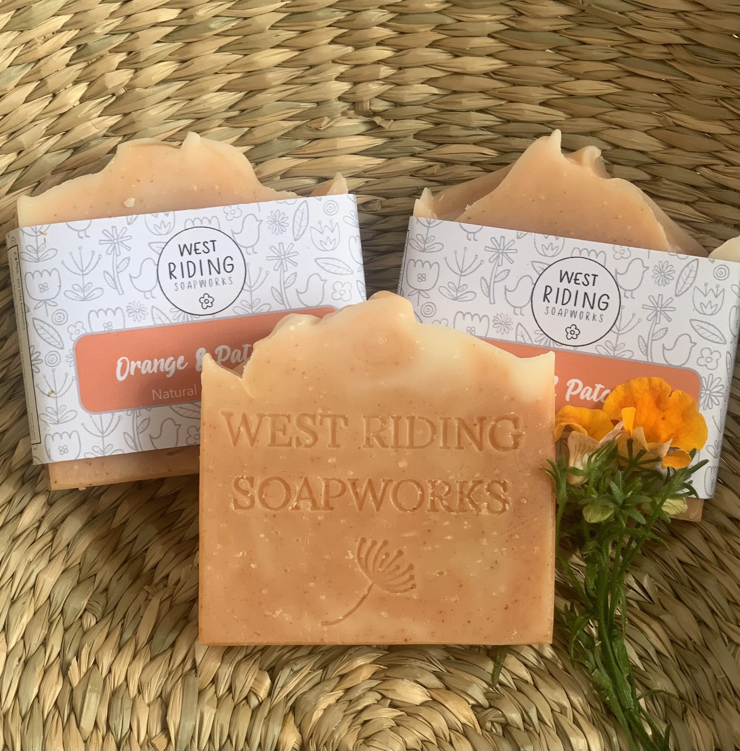 Orange and Patchouli with Paprika Soap Bar