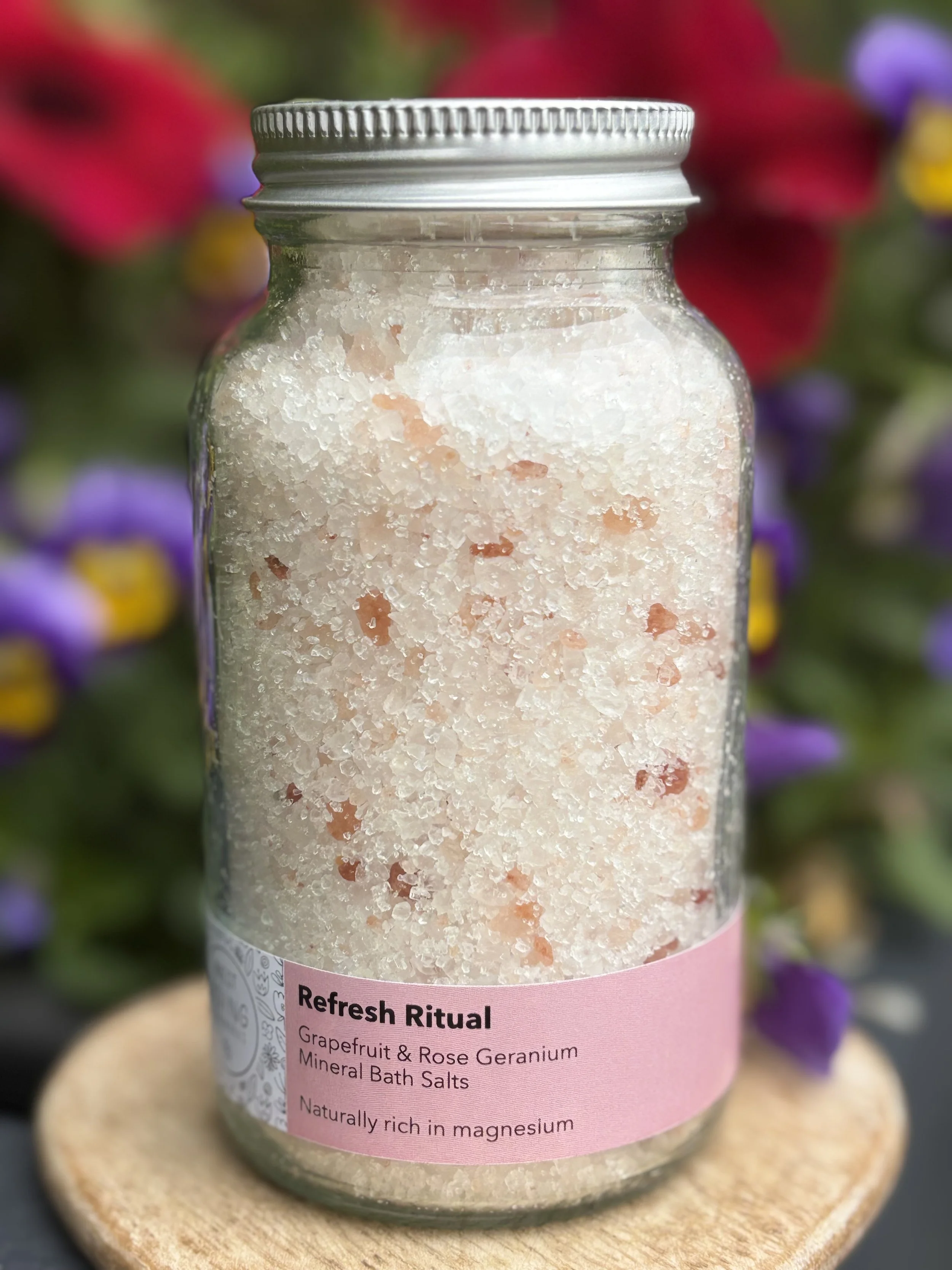 Refresh Ritual Bath Salts - Pink Grapefruit and Rose Geranium