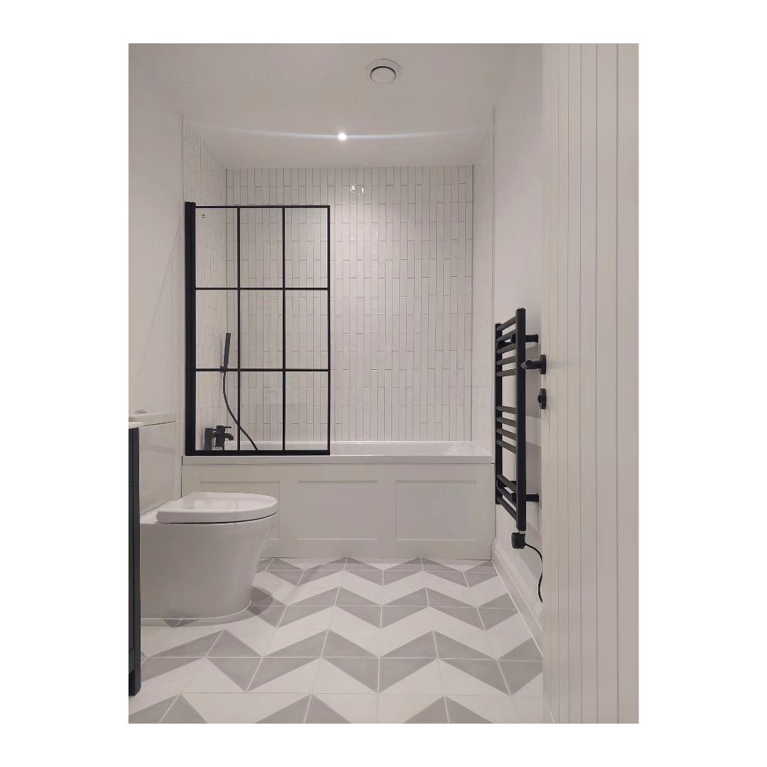 Family bathroom at Little Park Gardens show home.

Our developers have received some lovely feedback so far. We like to push the boundaries a little (no plain white boxes or garish feature walls) while still appealing to the mass market. 

The overal
