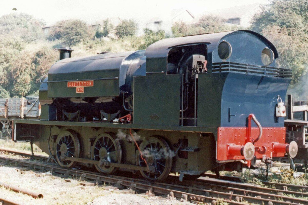 Littleton No. 5 in steam the day before it re-entered service. Taken at Bitton on the 14th September 1985 © Unknown