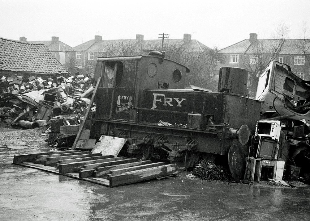 The Frys Sentinel is pictured here at Grove Scrap Yard in Fishponds in 1965. © Unknown