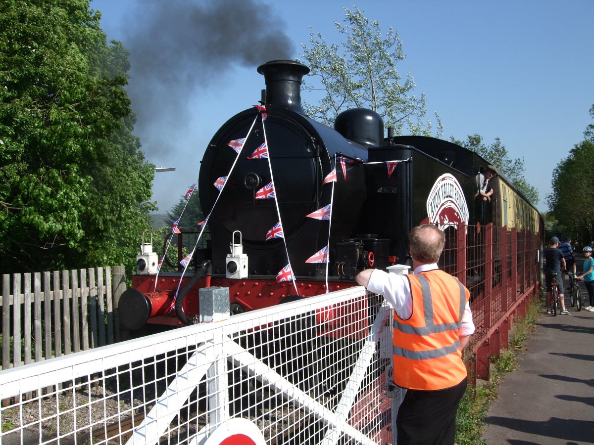 7151 Greets the Olympic Torch in 2012 © D Timms