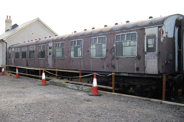 25972 is seen in September 2008 after being positioned outside the buffet and mid restoration. © G Clark