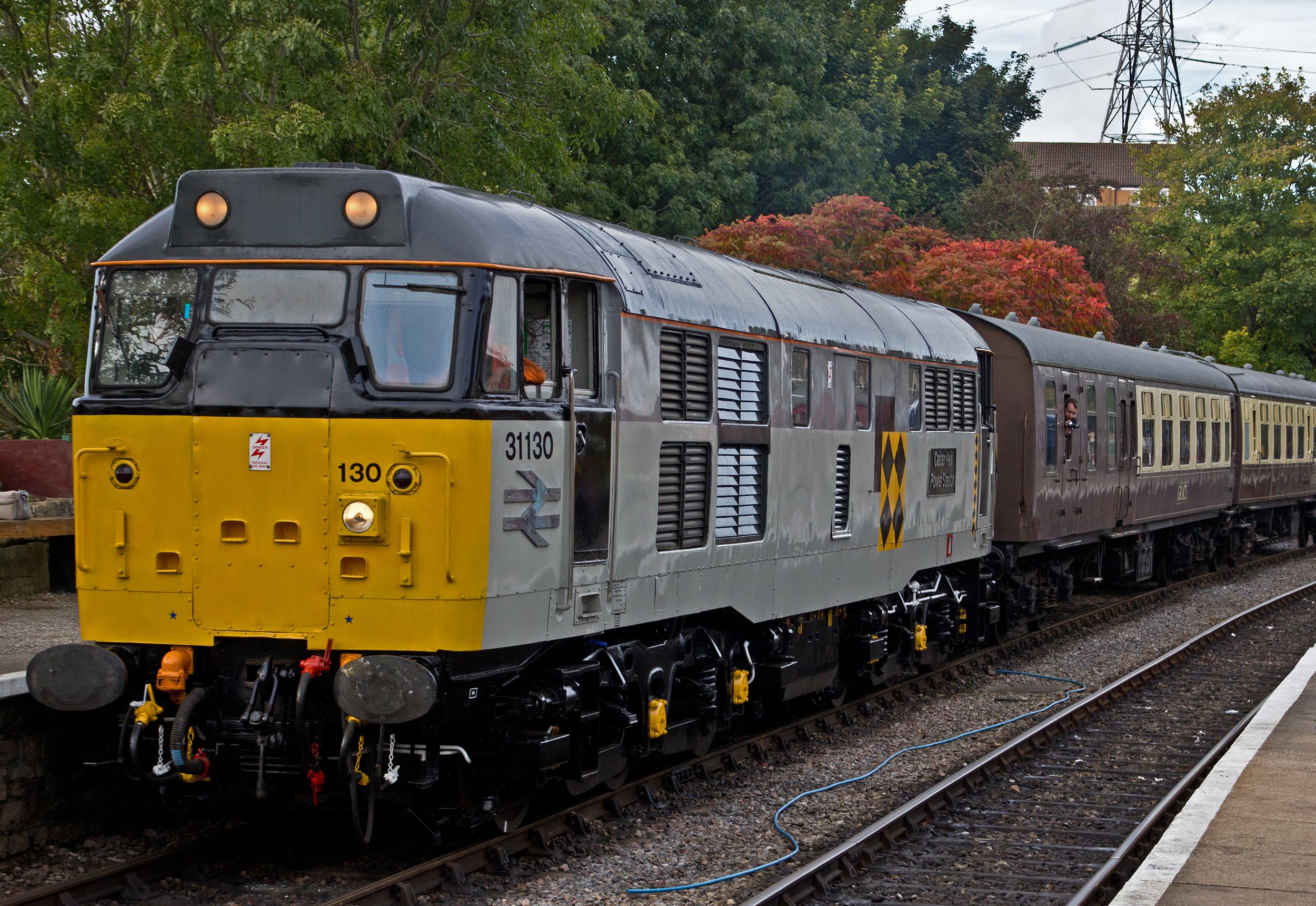  31130 at Bitton in its previous livery during a gala in 2012. (C) Robin Mitchell 