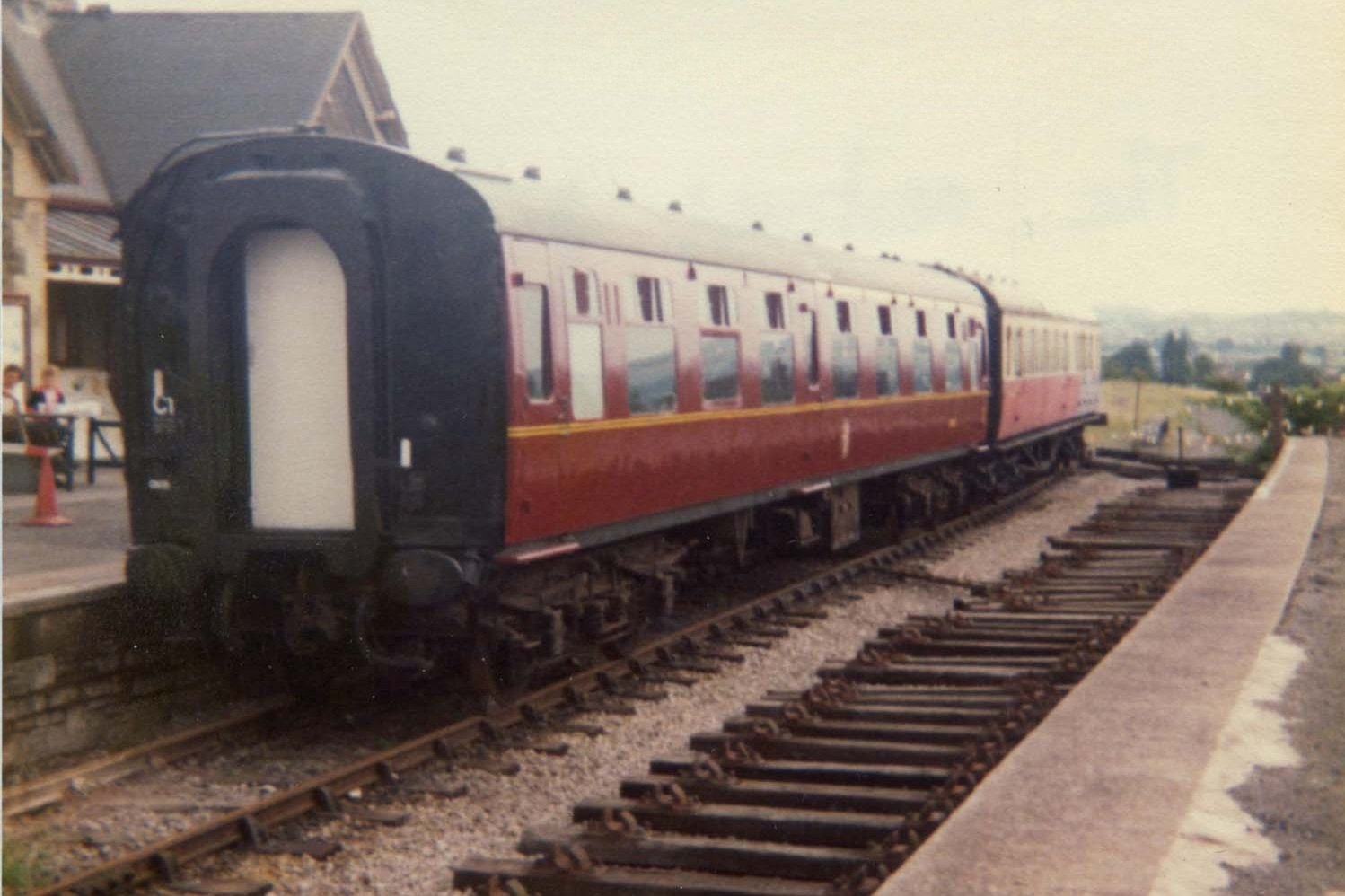  CK 15447 sitting in the platform at Bitton Station on 30 August 1980. (C) C Frid 