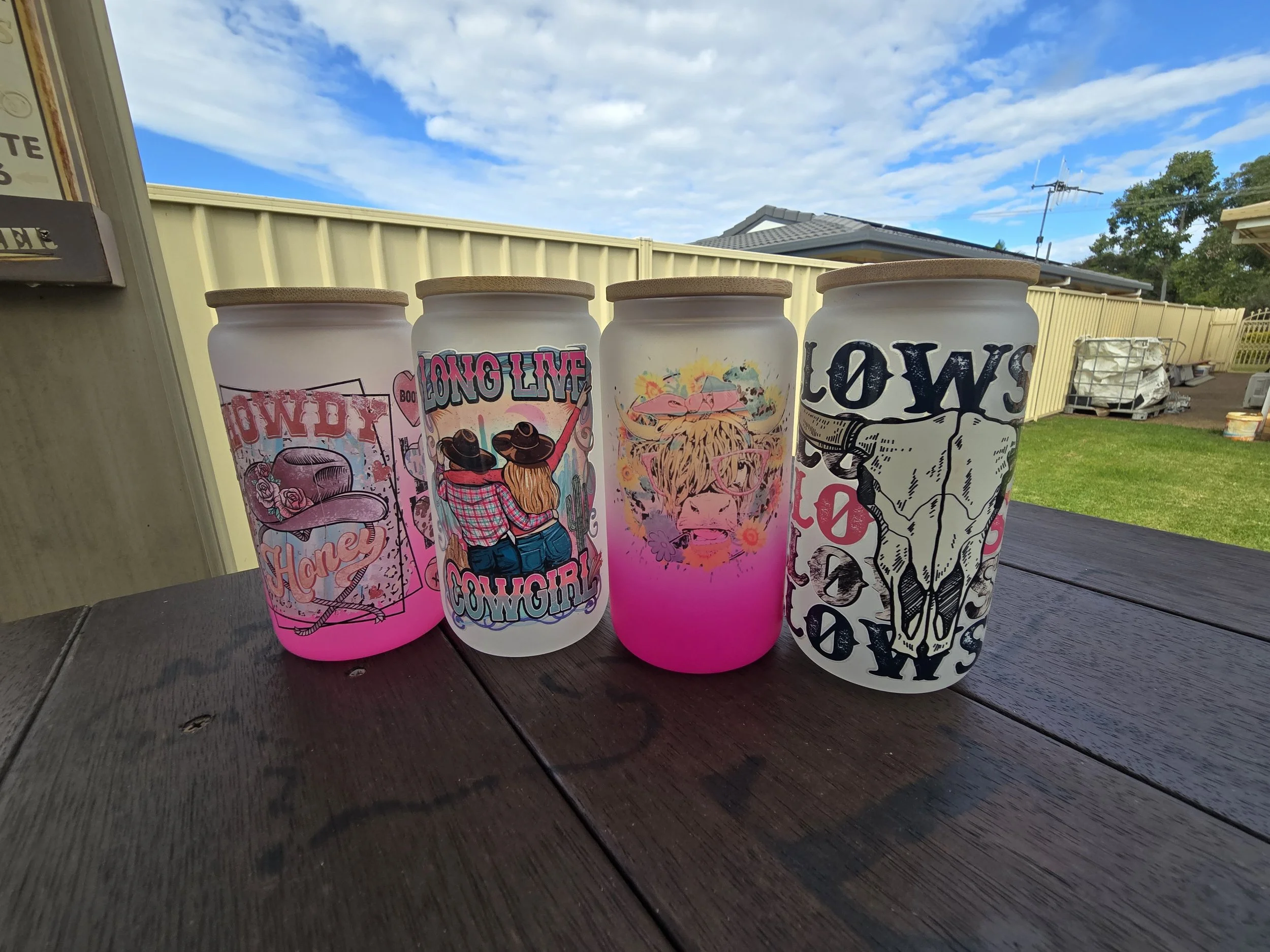 16oz FROSTED TUMBLERS