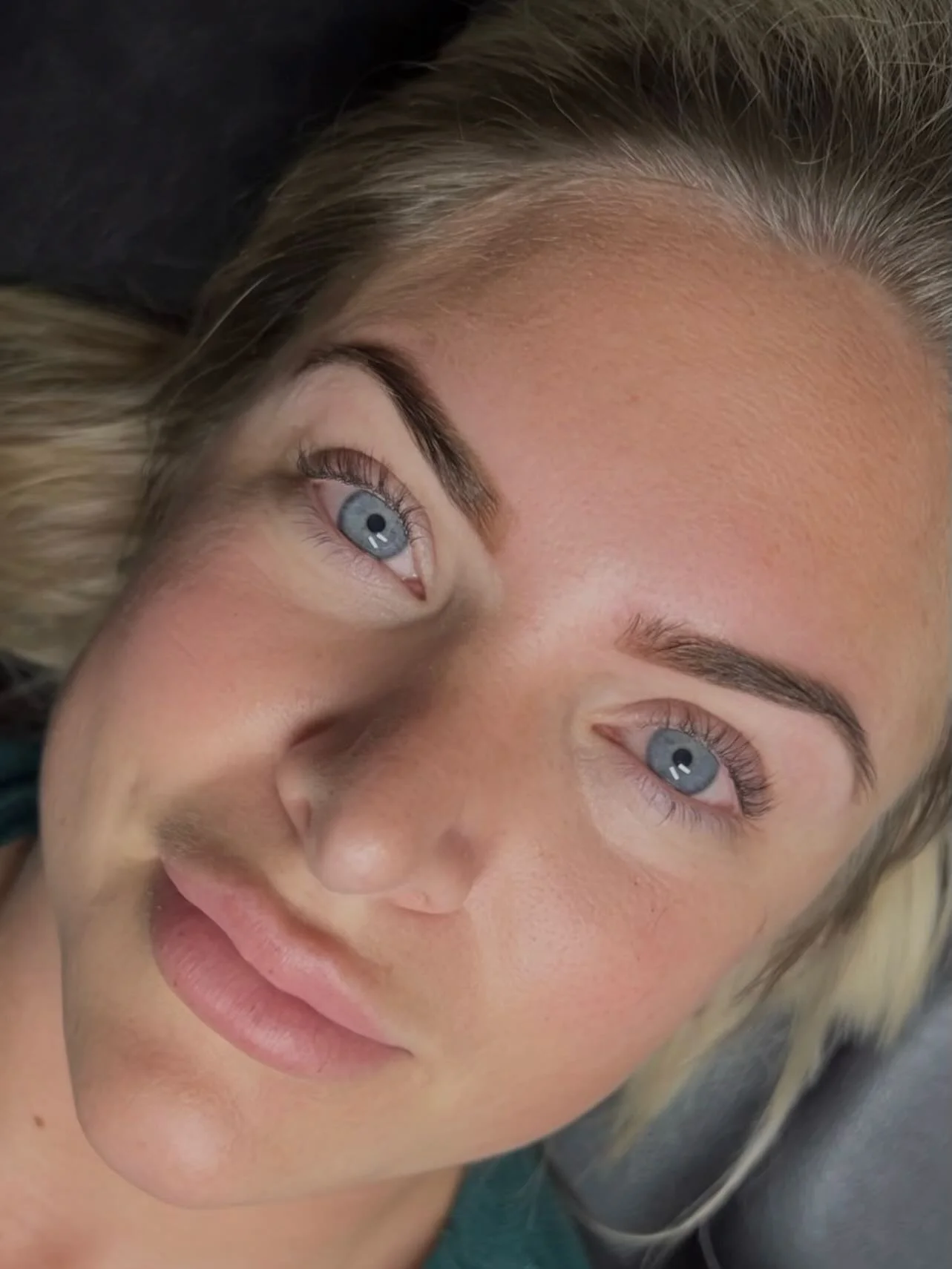 There&rsquo;s no such thing as perfect bro&hellip; 🫷🏻Never mind! These Ombr&eacute; brows say otherwise. 

Loli&rsquo;s lip colour was also tattooed by me, the healed result is a natural soft pink that&rsquo;s suits her features beautifully. 

Appo