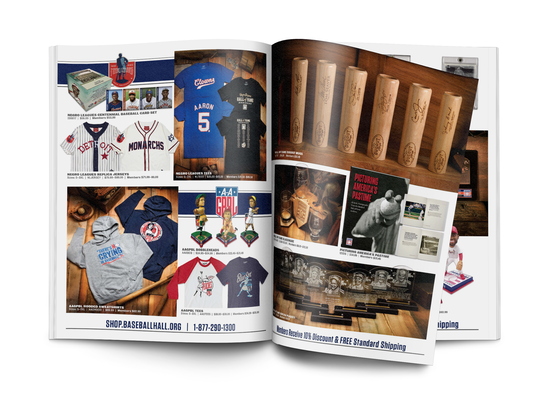 Baseball Hall of Fame Shop Ads — DDayton Design