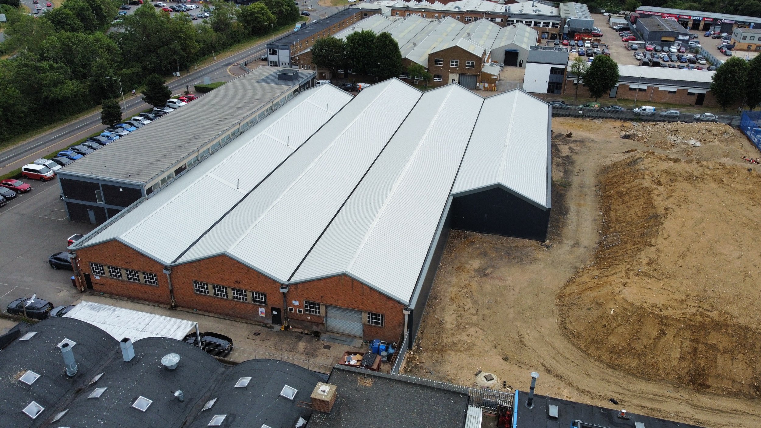 Composite roof installation