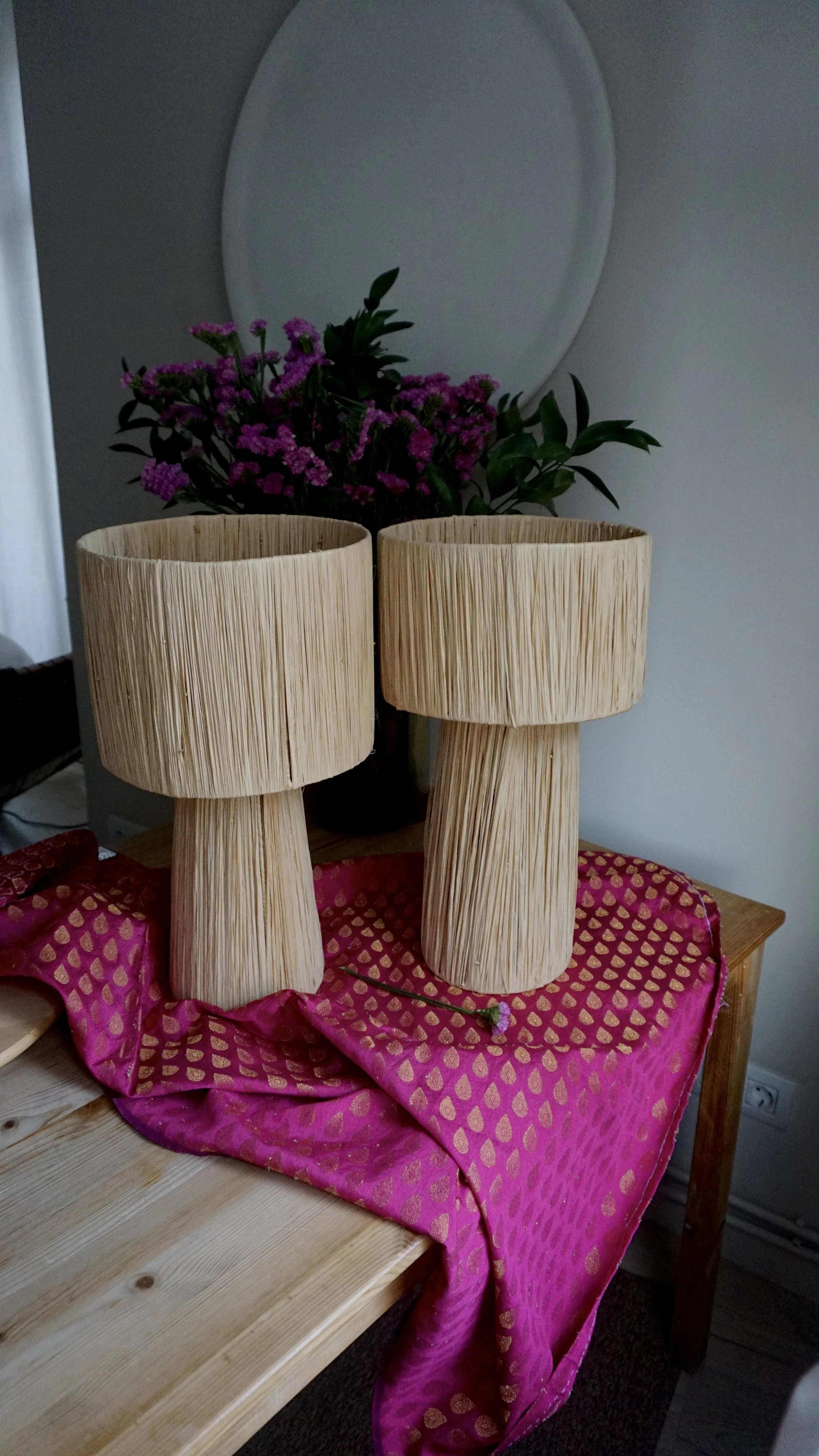 Lámpara sobremesa RAFIA