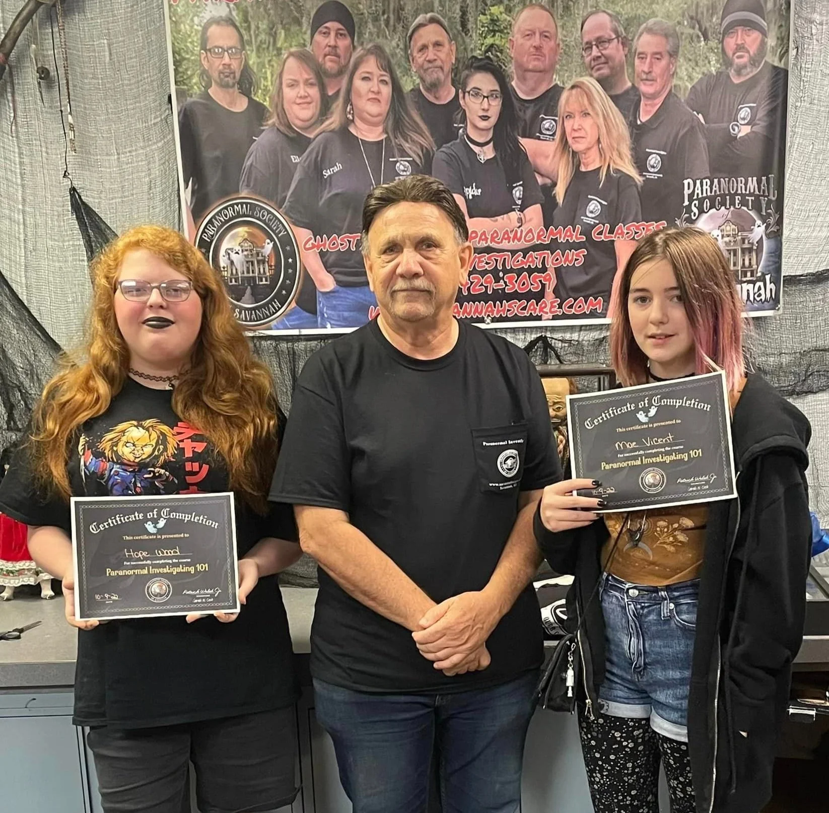 Paranormal Society of Savannah Education