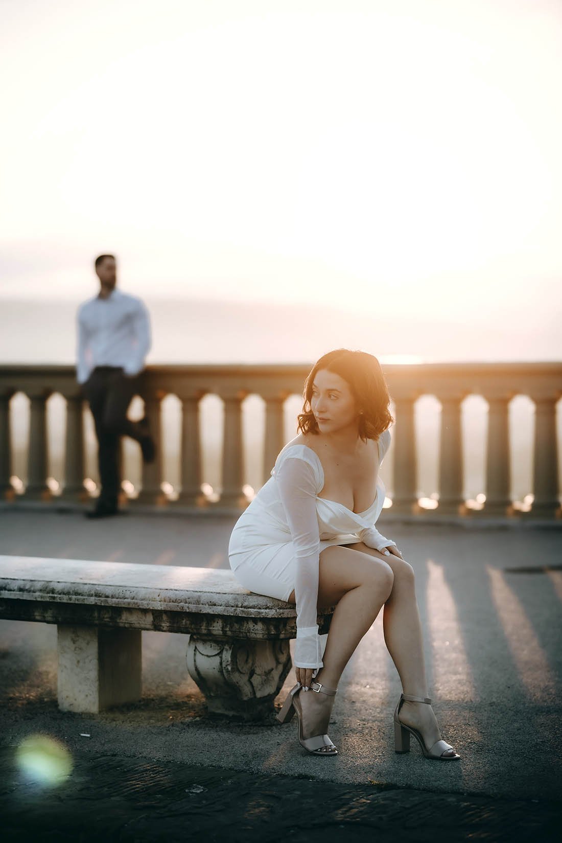 sunrise engagement photoshoot Florence