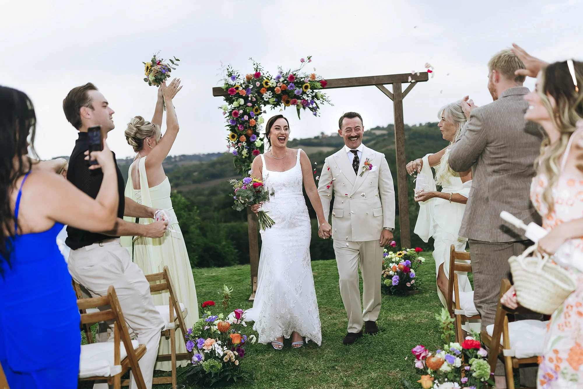 Destination wedding at Borgo Castello Panicaglia