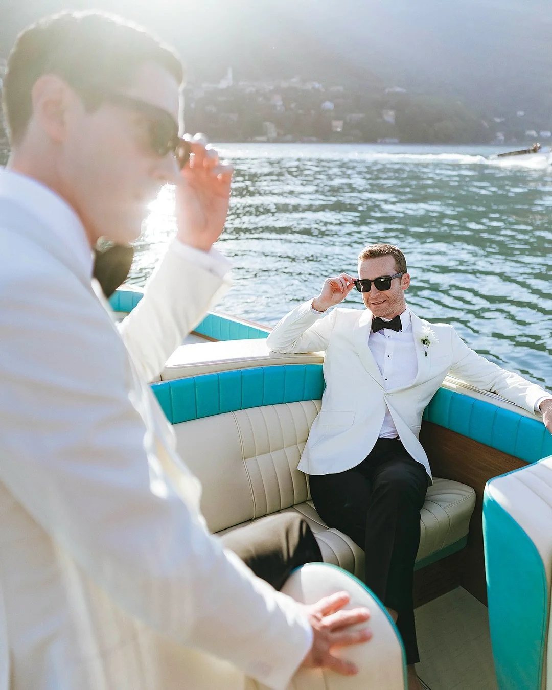 Matt &amp; Corbin
destination wedding in Lake Como at @villaauradellago 
Our work means turning atmosphere into timeless images and to do that we always walk a fine line, sometimes leaning towards purely documentary style capturing real moments behin