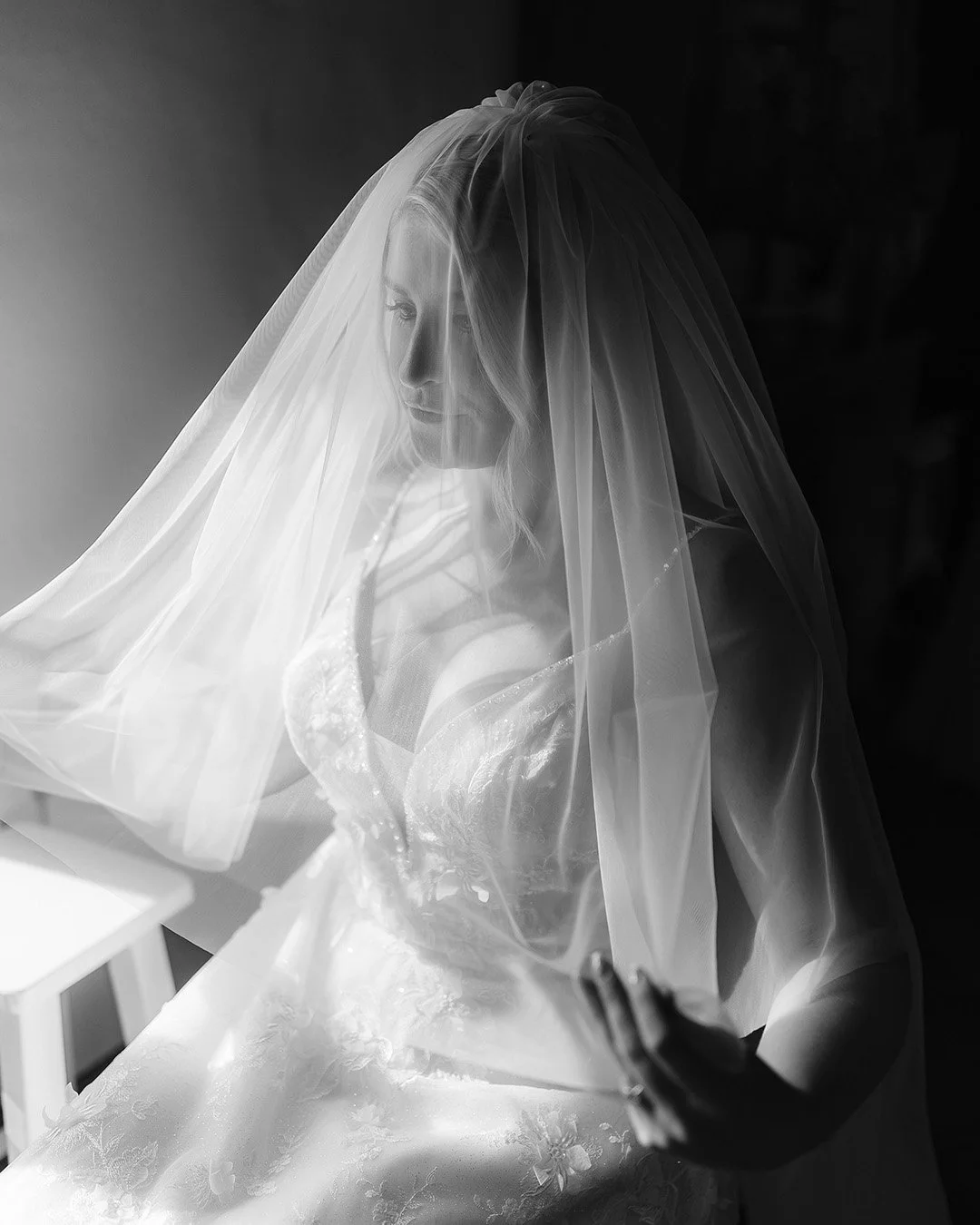 A bride under the veil
