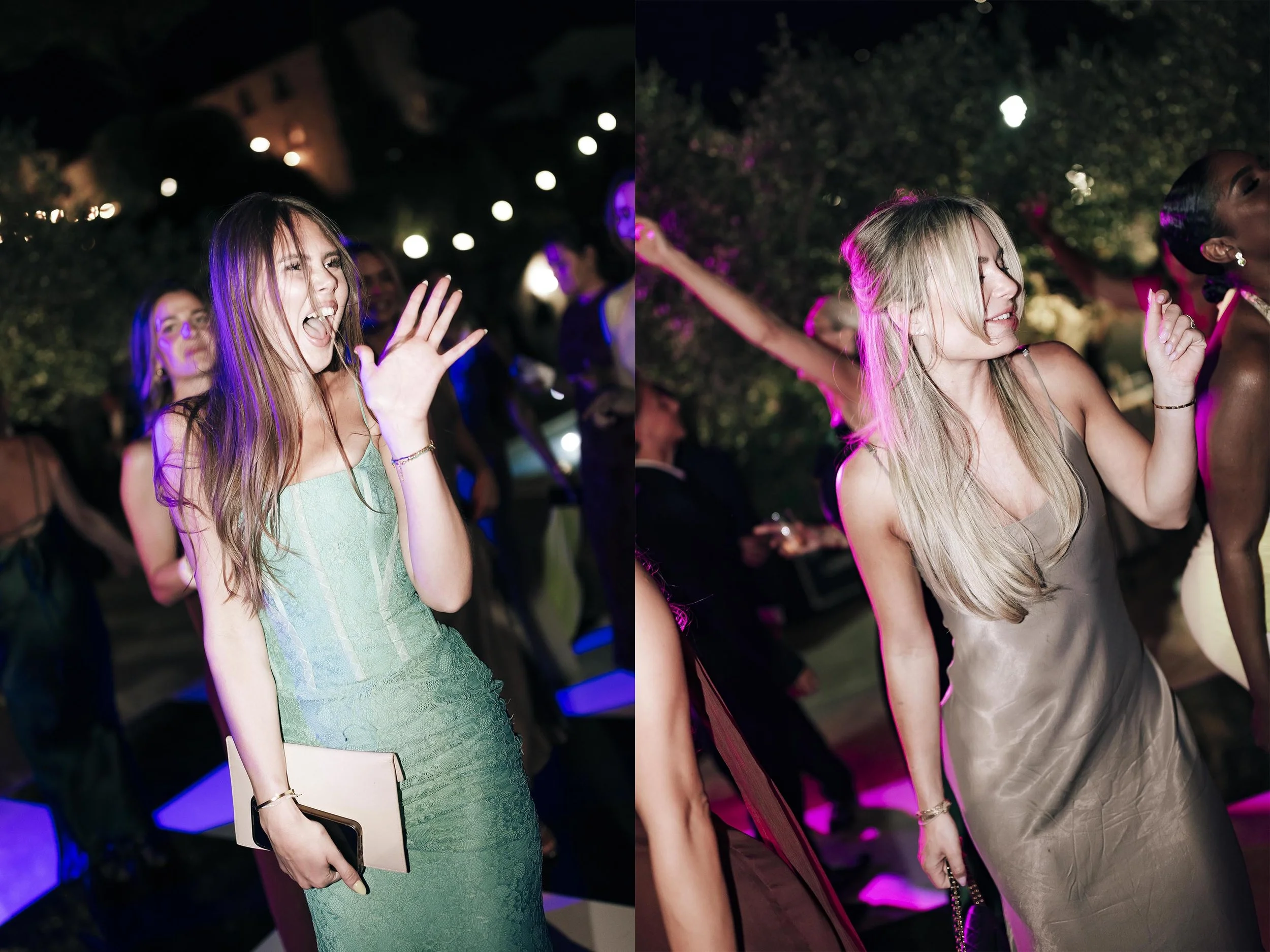 guests having fun dancing on the dancefloor