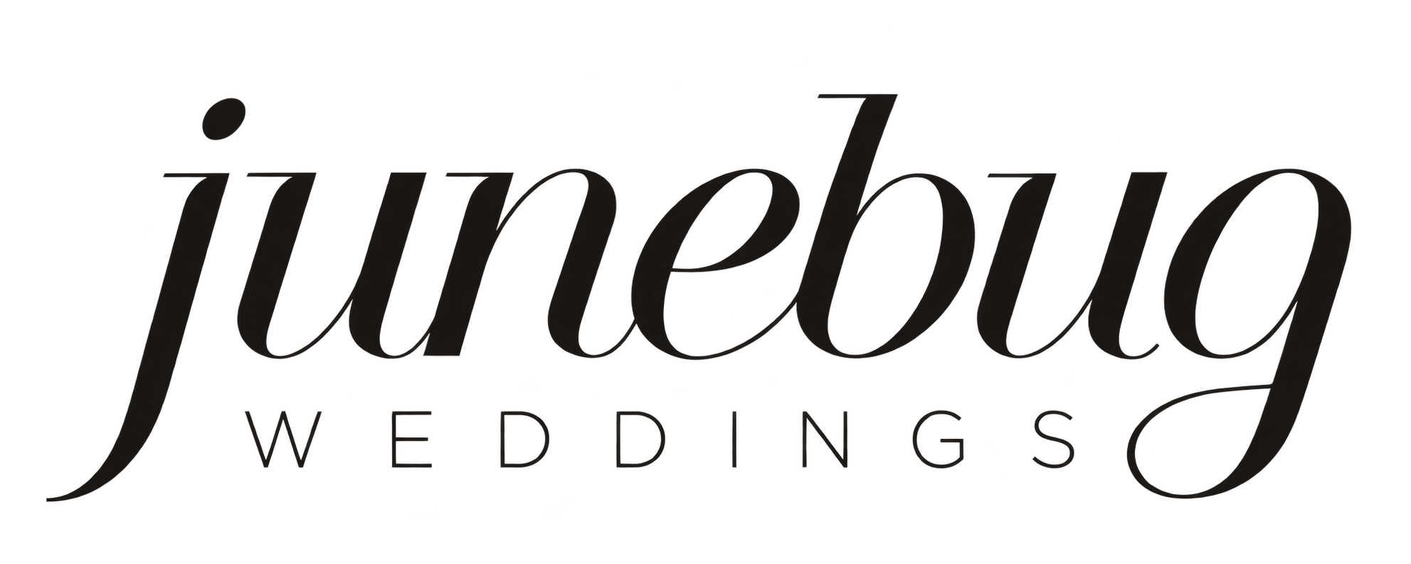 Logo tipografico elegante Junebug Weddings.png