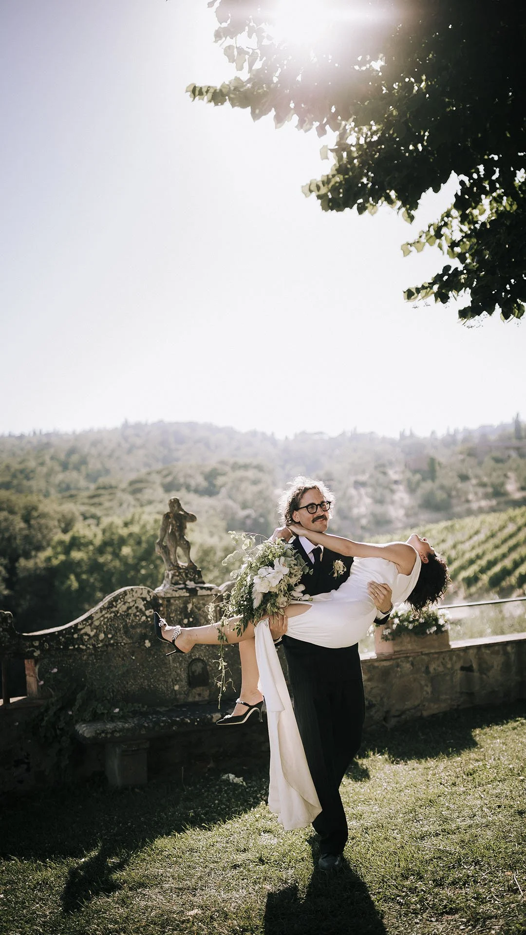 Joe & Doris, elopement at Dievole