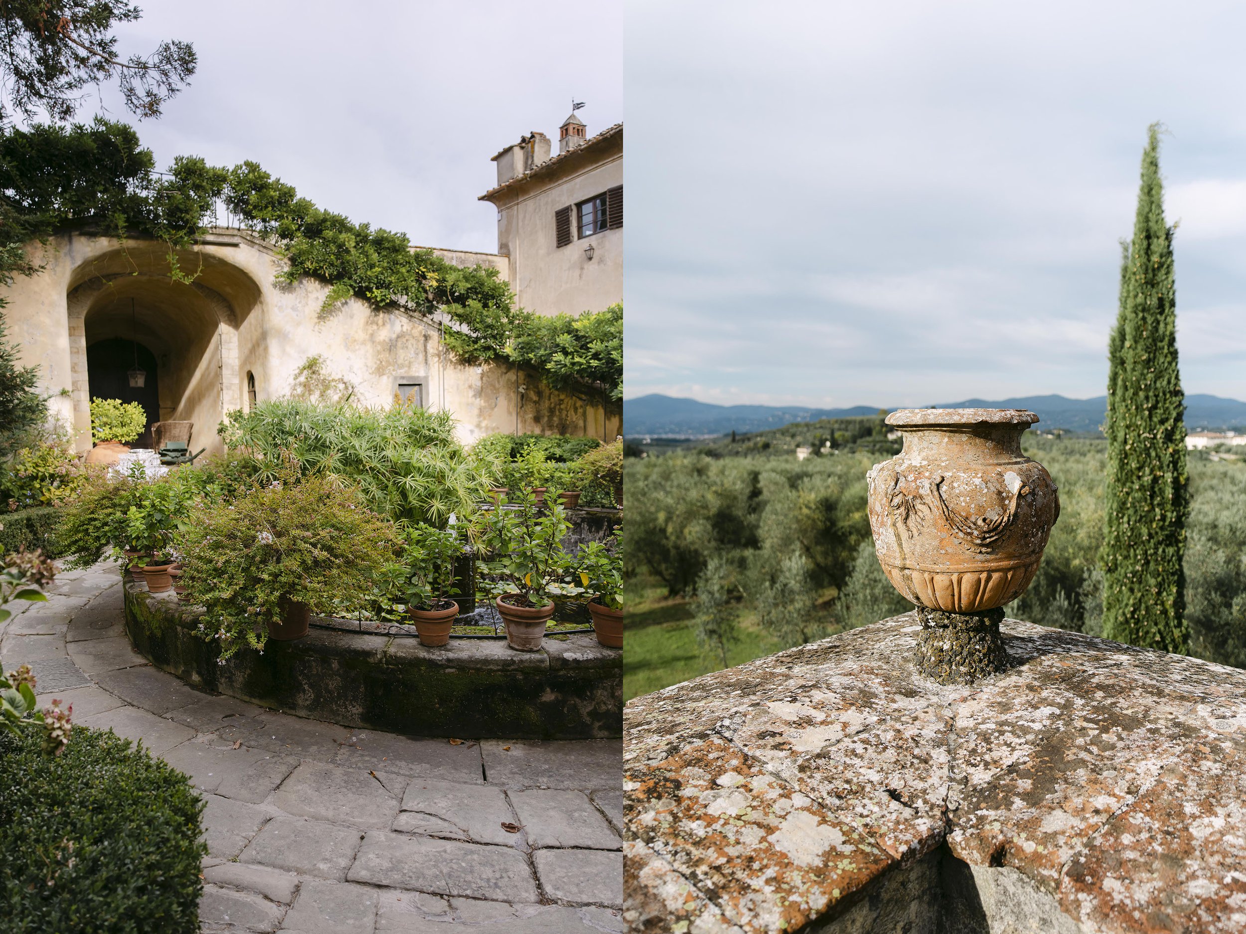 Architecture of VIlla Medicea di Lilliano