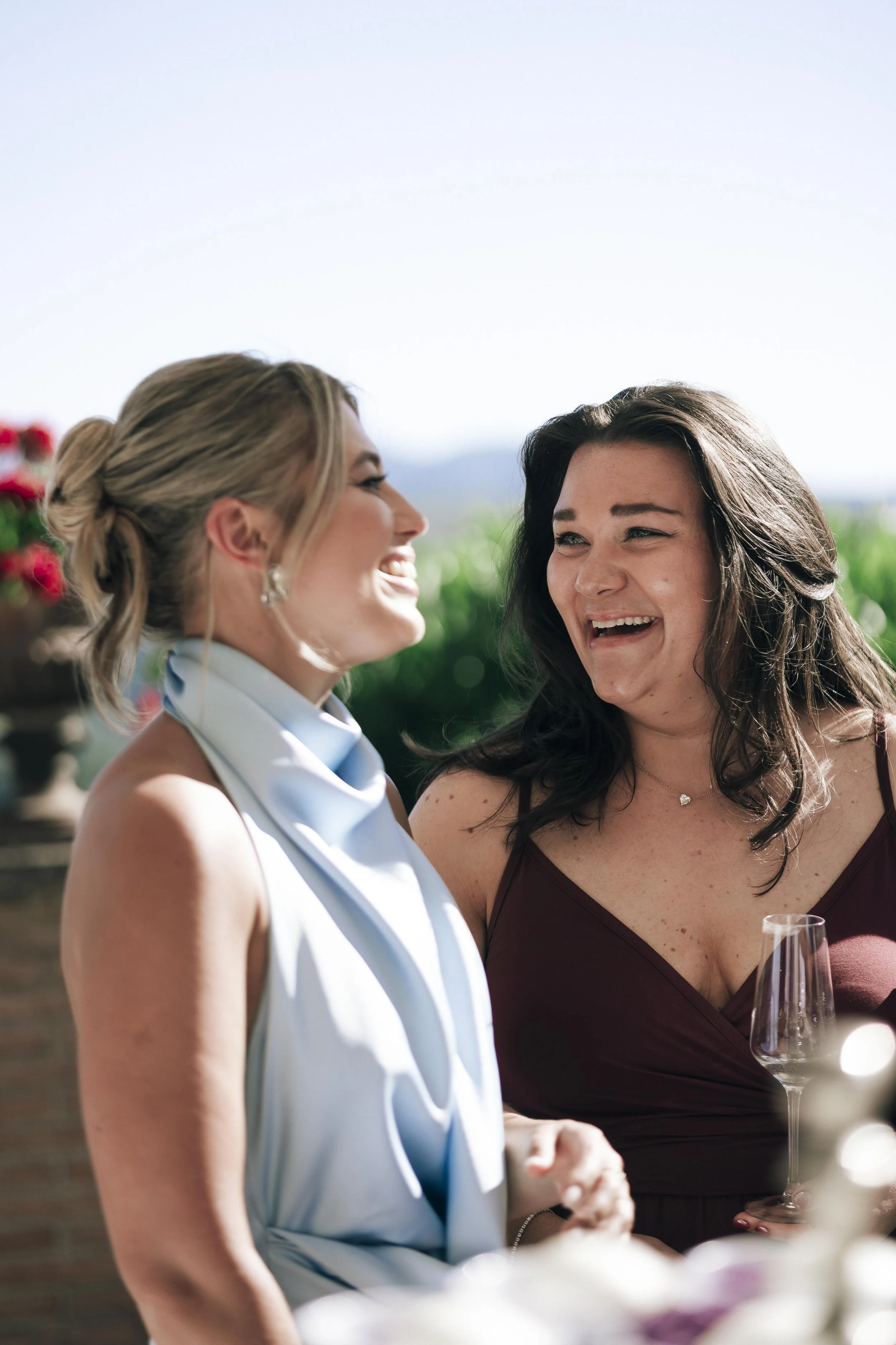 portrait of the guests during the cocktail at Monastero Santa Margherita