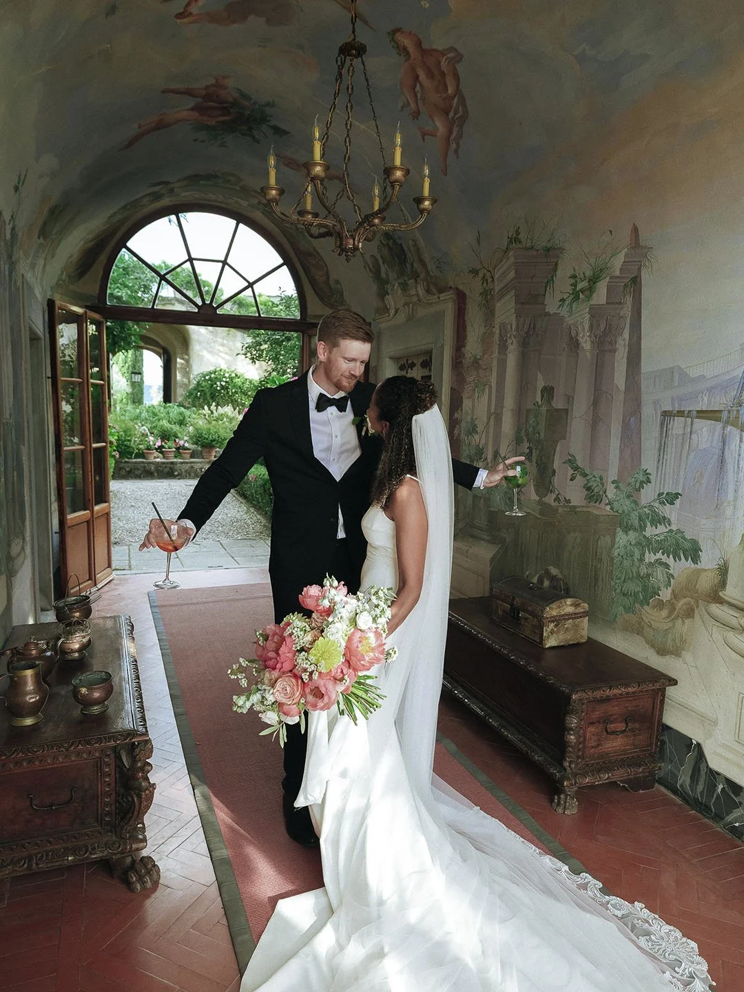 Dan & Stefanie, Villa Medicea di Lilliano wedding photographer