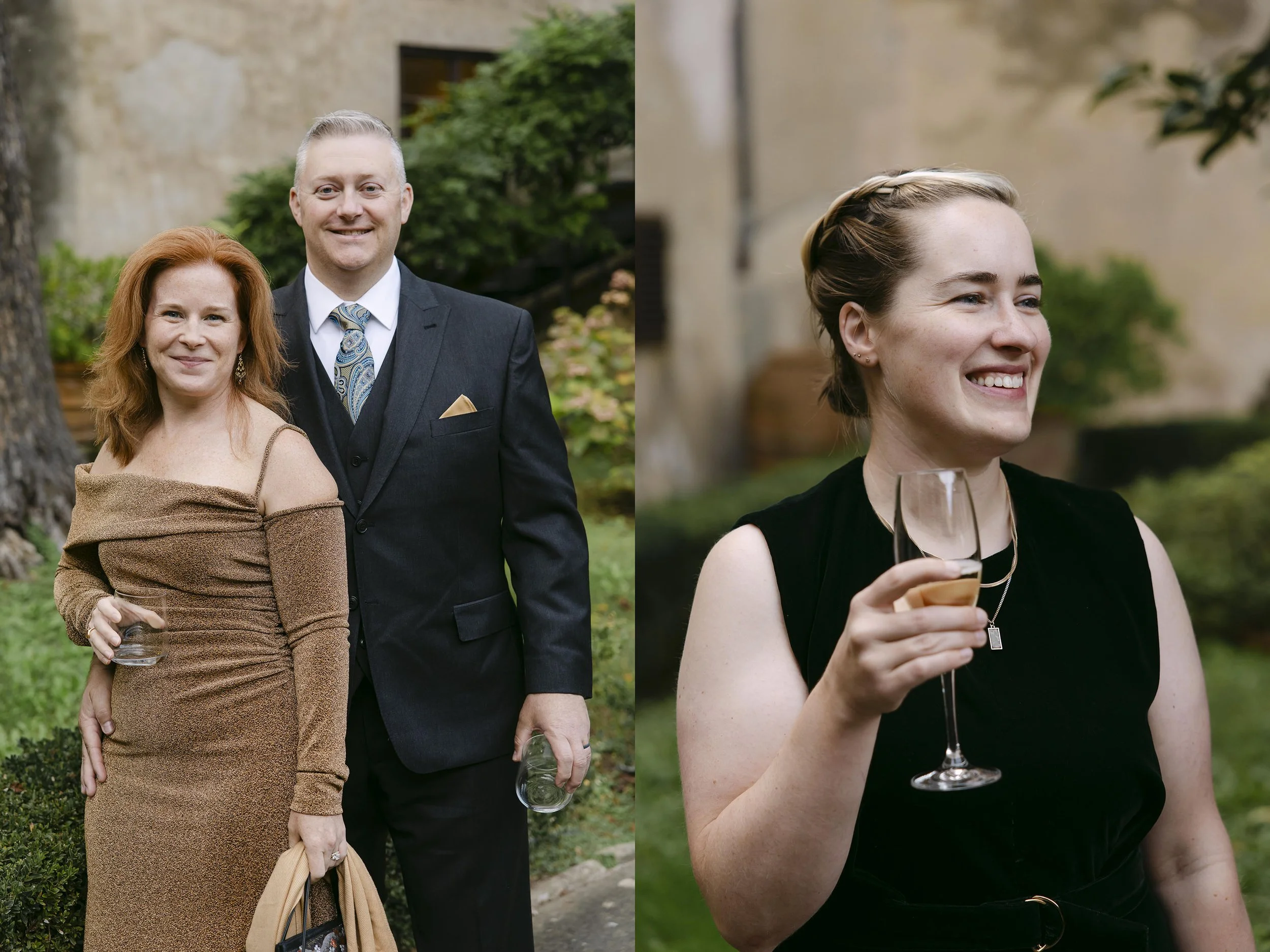 Guests ready to join the ceremony 
