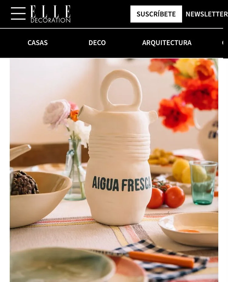 ✨ CASA NOSTRA dans ELLE DECORATION Espagne ✨

Tr&egrave;s fi&egrave;re de voir notre collection CASA NOSTRA  by Brousse Ceramics &amp; @loismoreno.diary mise en lumi&egrave;re dans les pages de @elledecoration_es 🌟

Un grand merci &agrave; @gema_mar