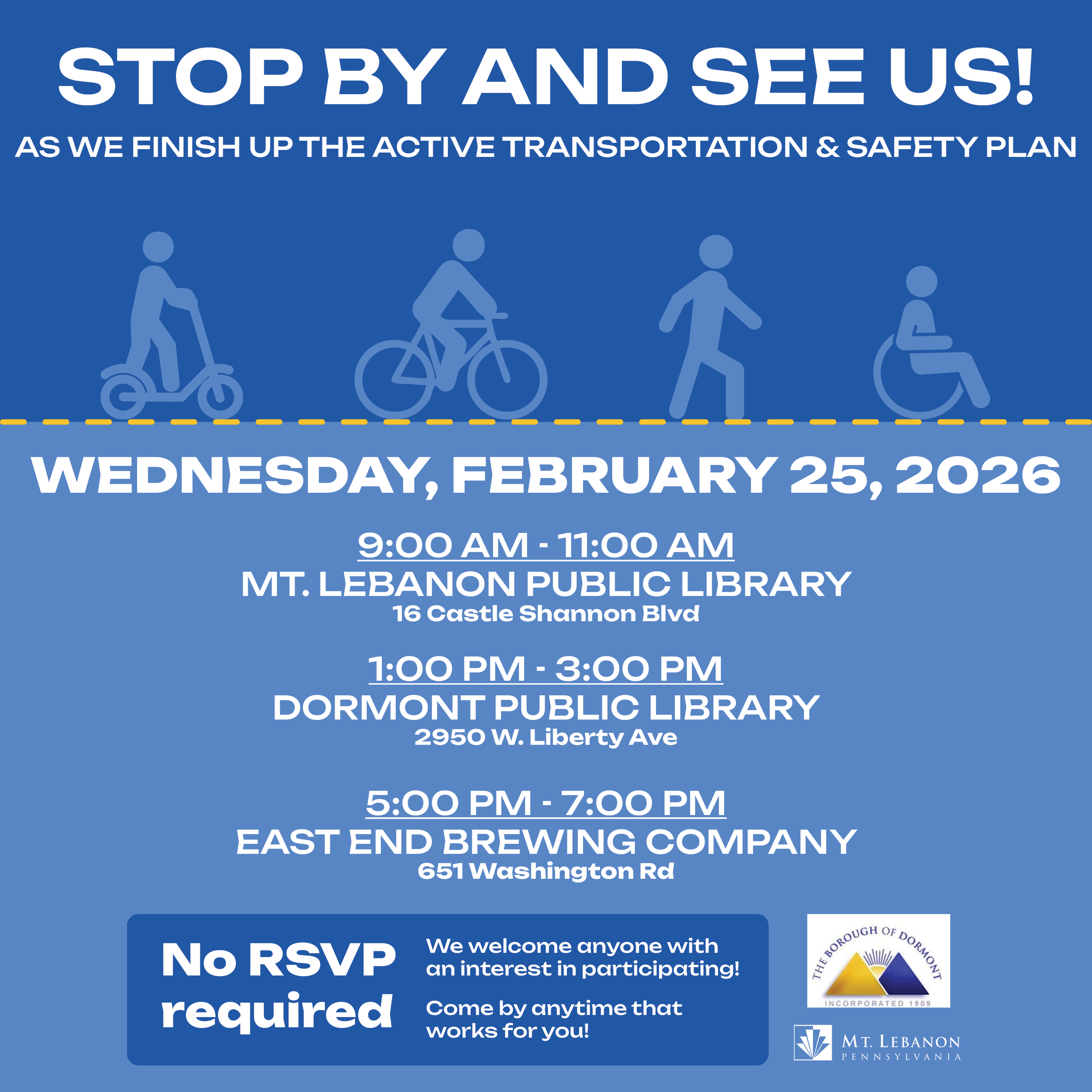 Municiple Development Input &amp; Discussion at the Mt. Lebanon Taproom