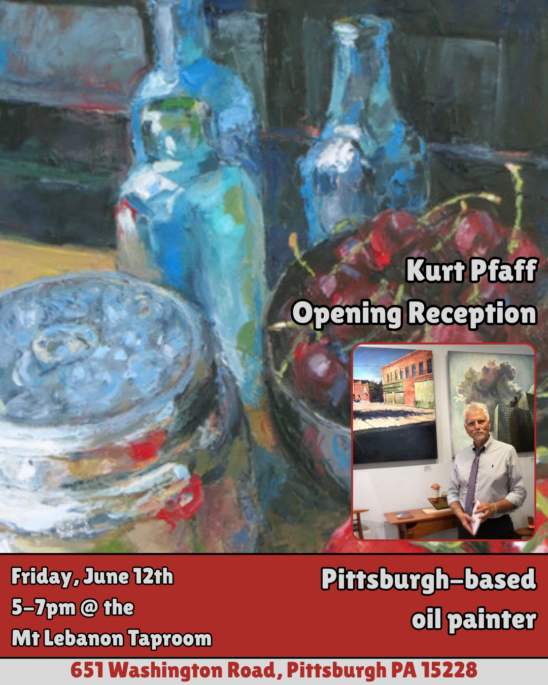 Artist Opening Reception with Kurt Pfaff