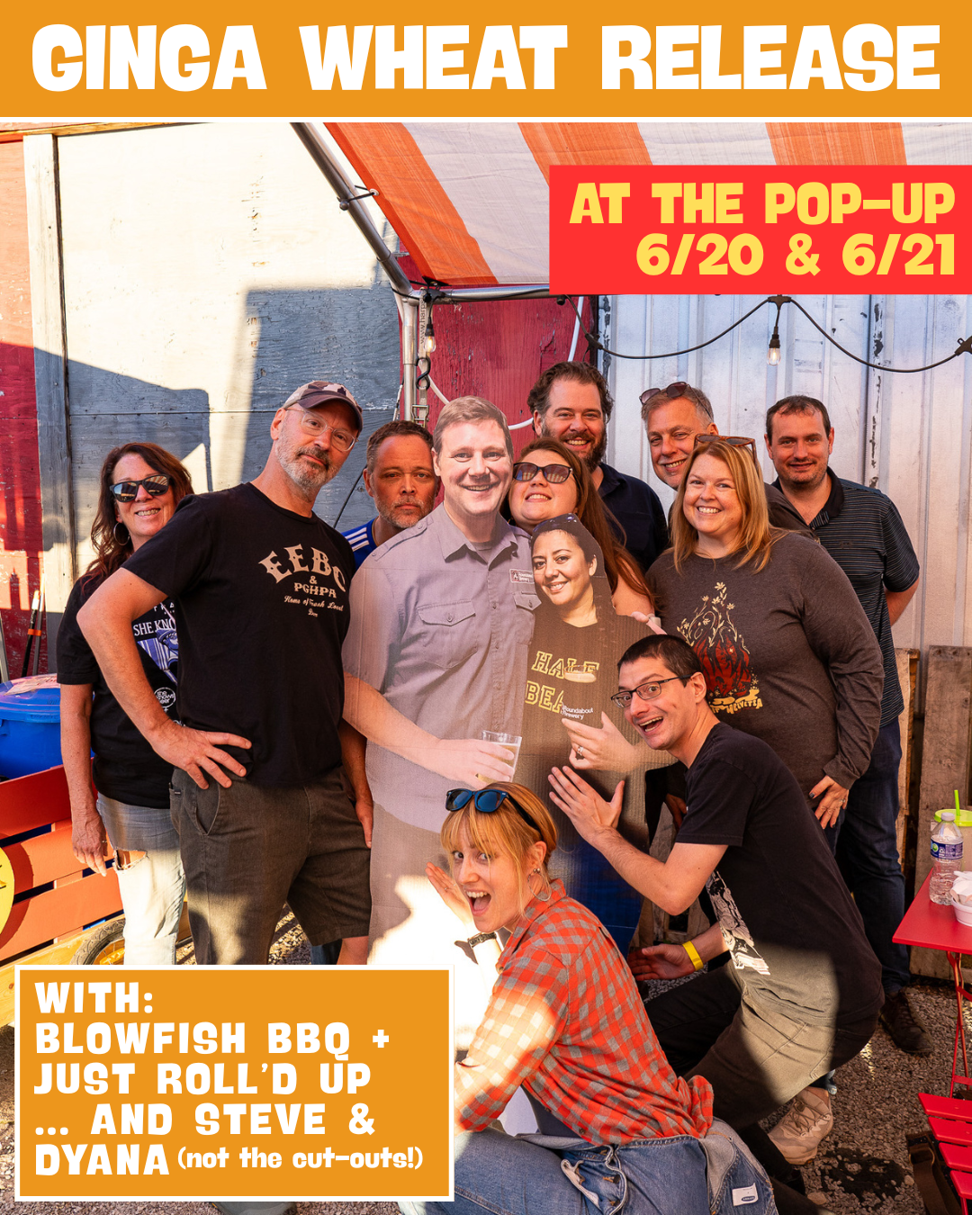 Ginga Wheat Release w/ Roundabout at the Pop-Up