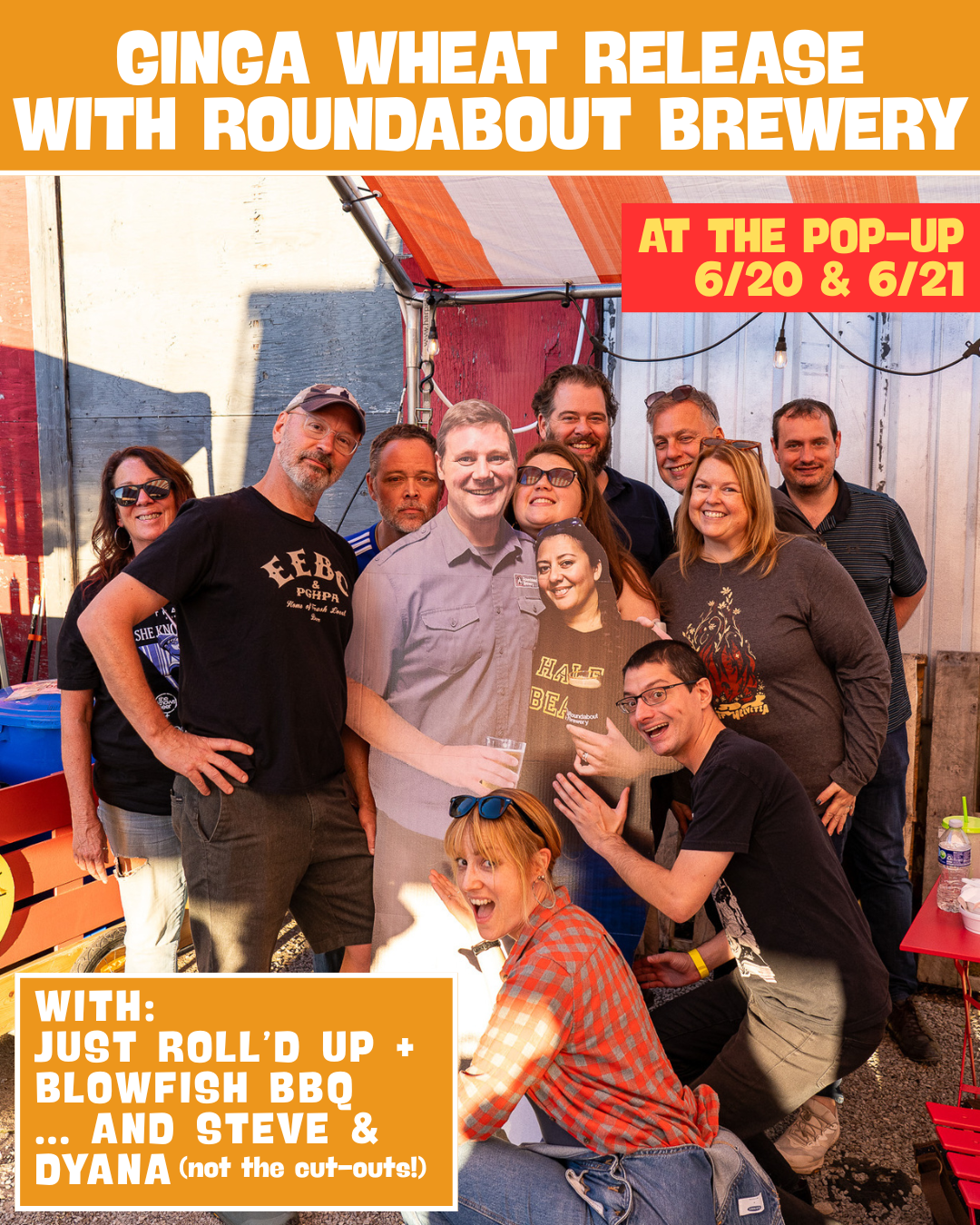 Ginga Wheat Release w/ Roundabout at the Pop-Up