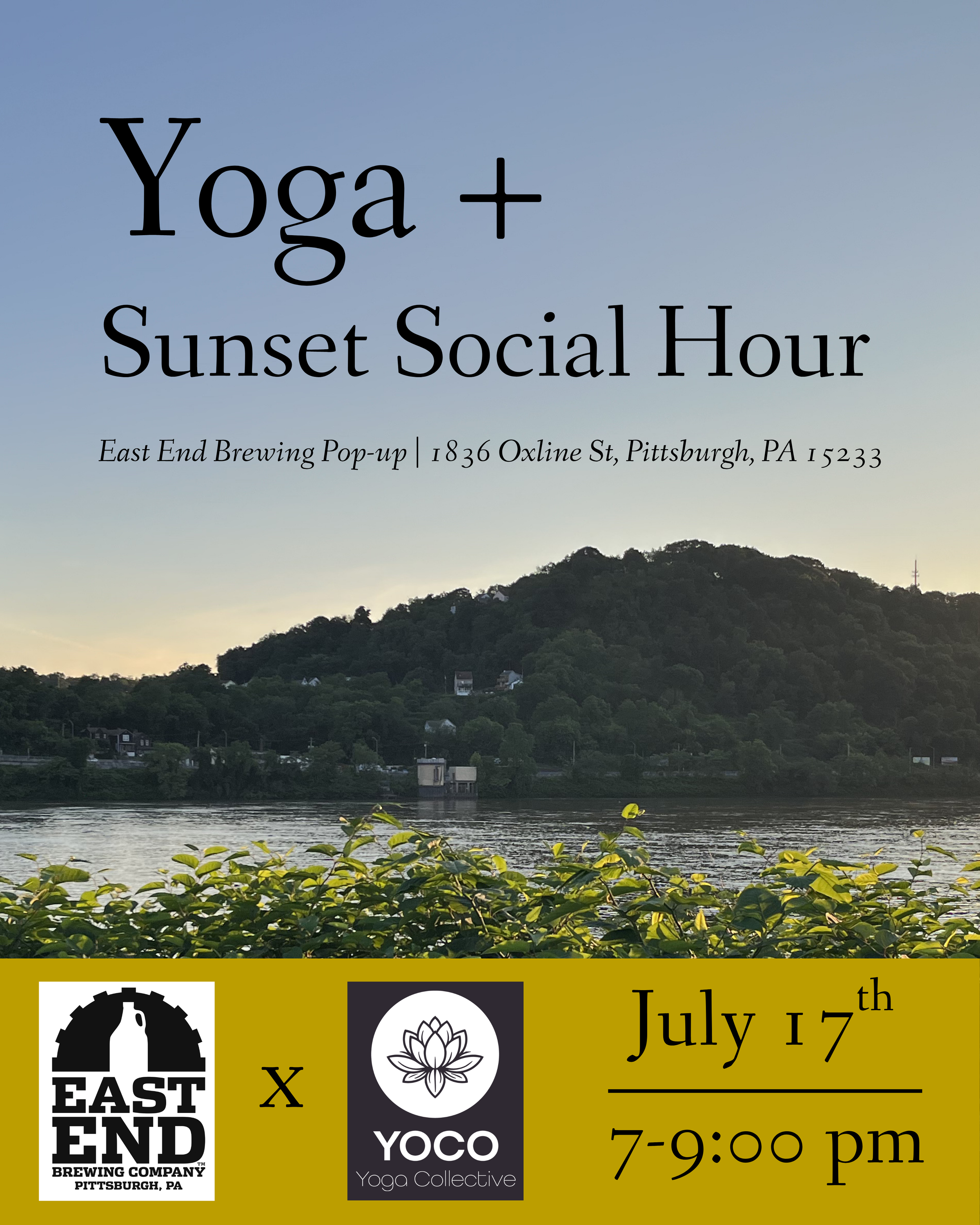Yoga + Sunset Social Hour with YOCO Yoga @ The Pop-Up