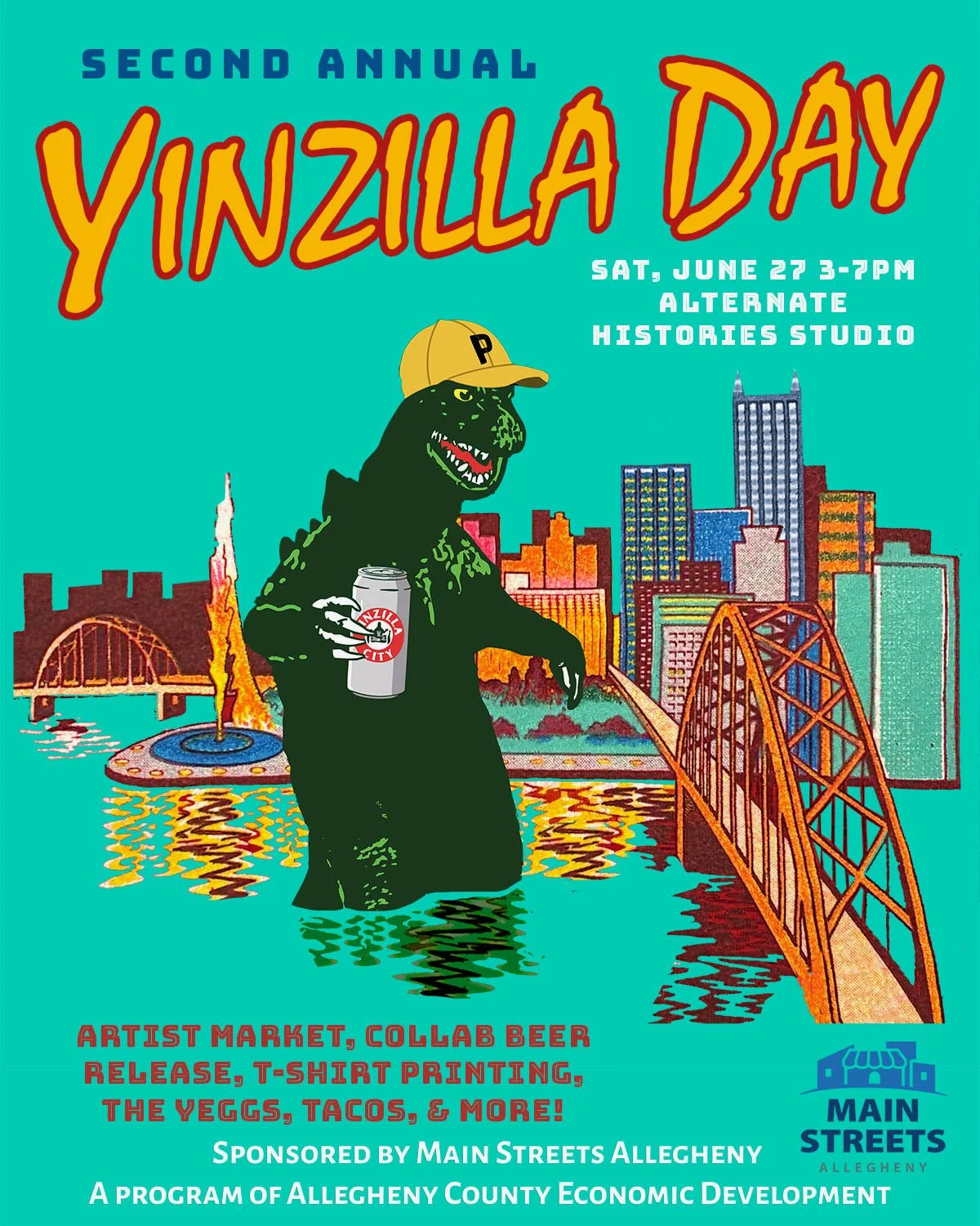 Yinzilla Day & Beer Release @ Alternate Histories Studio