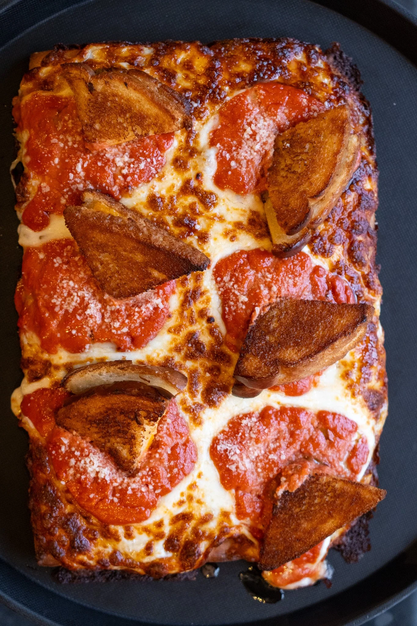 Grilled Cheese pizza