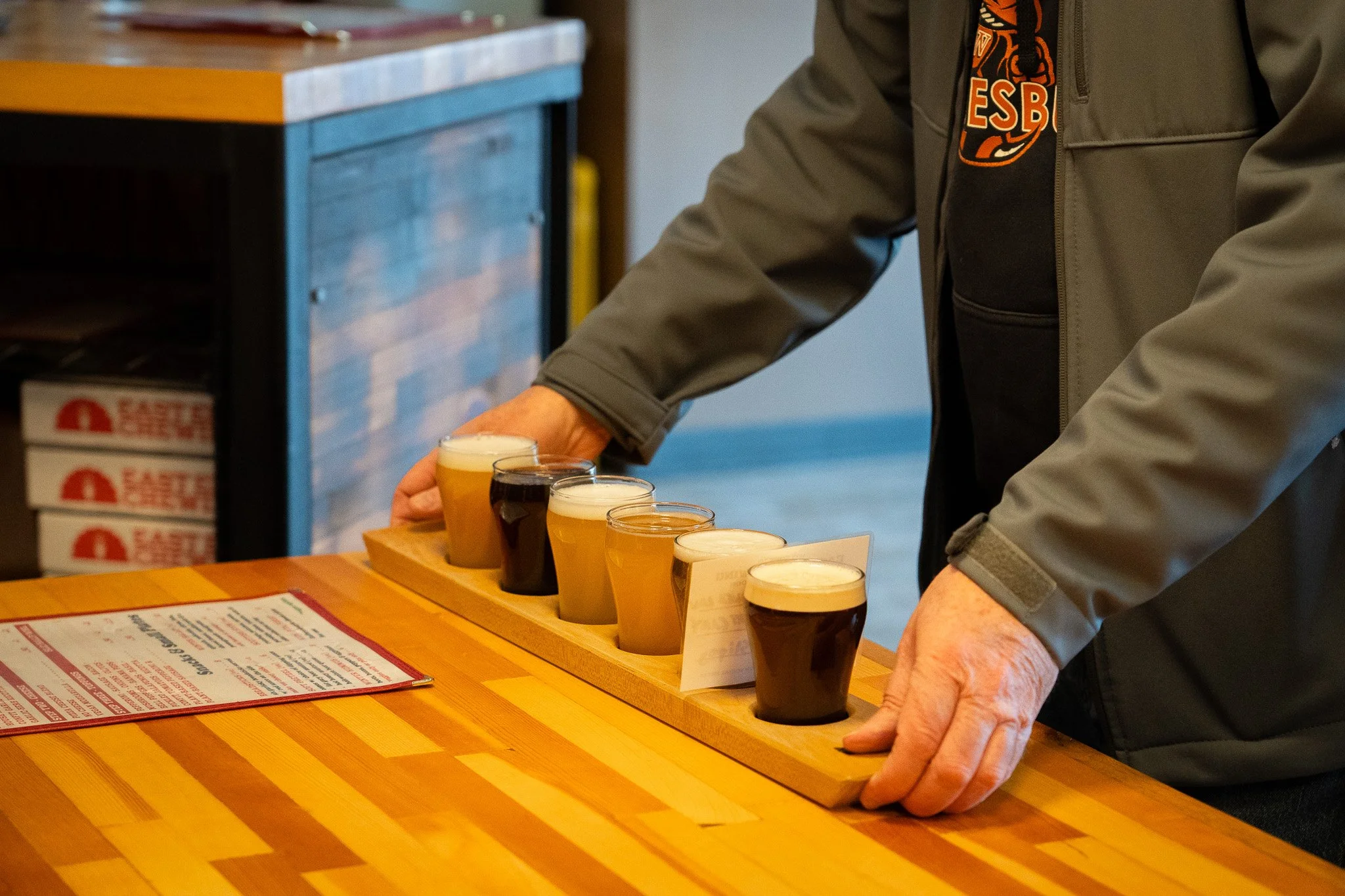 Flight of six beers