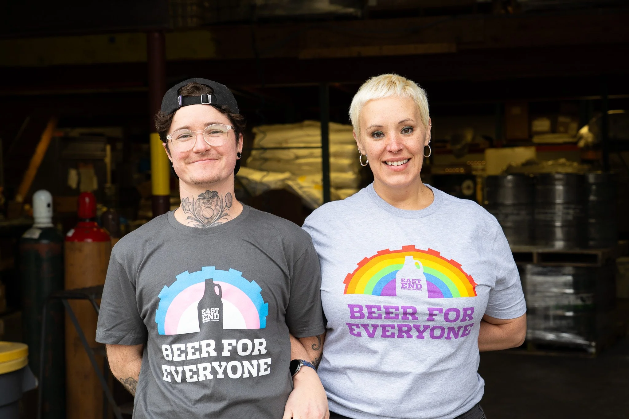 Staff in Pride T-shirts