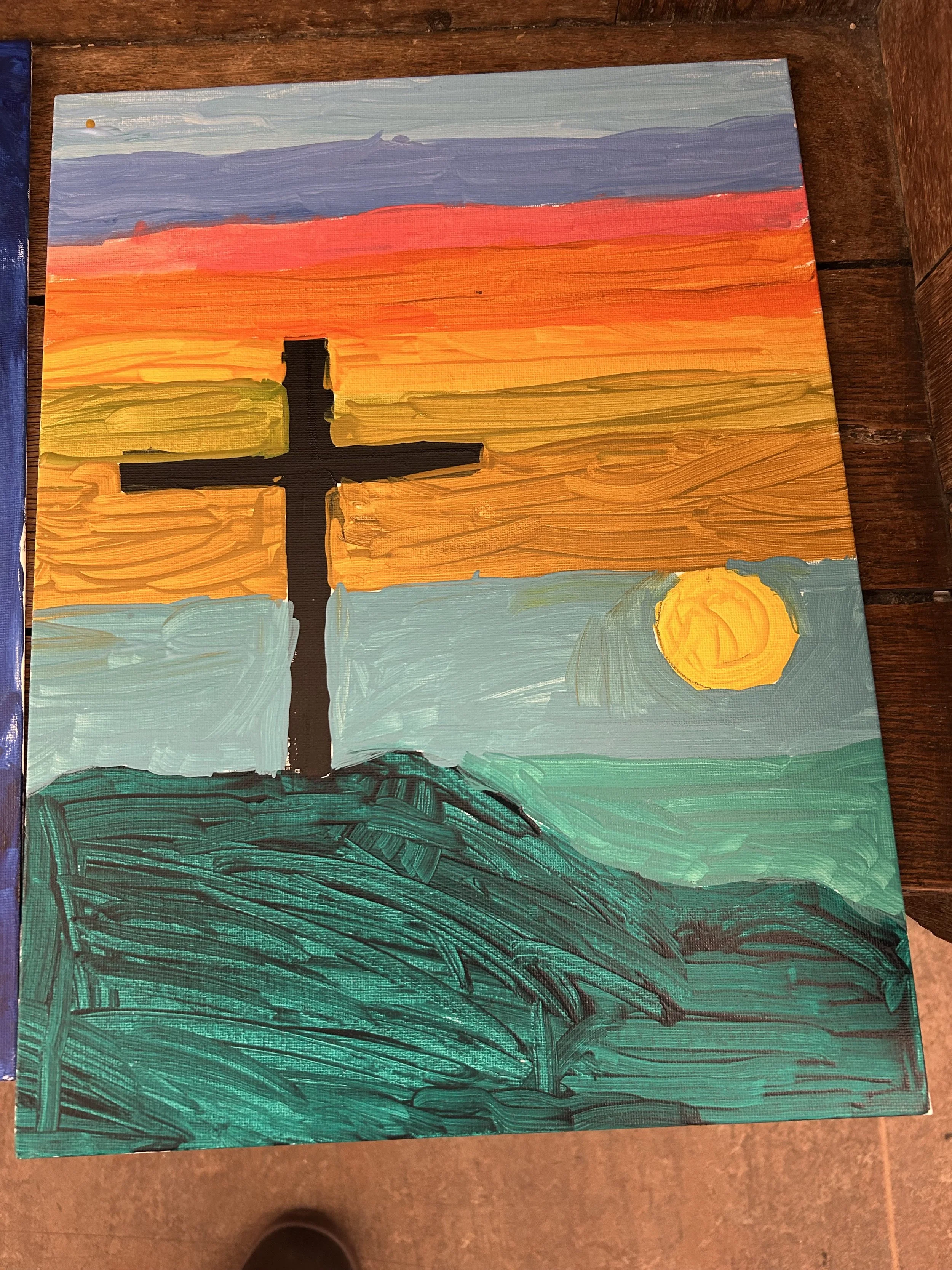 Youth Club Canvas Painting